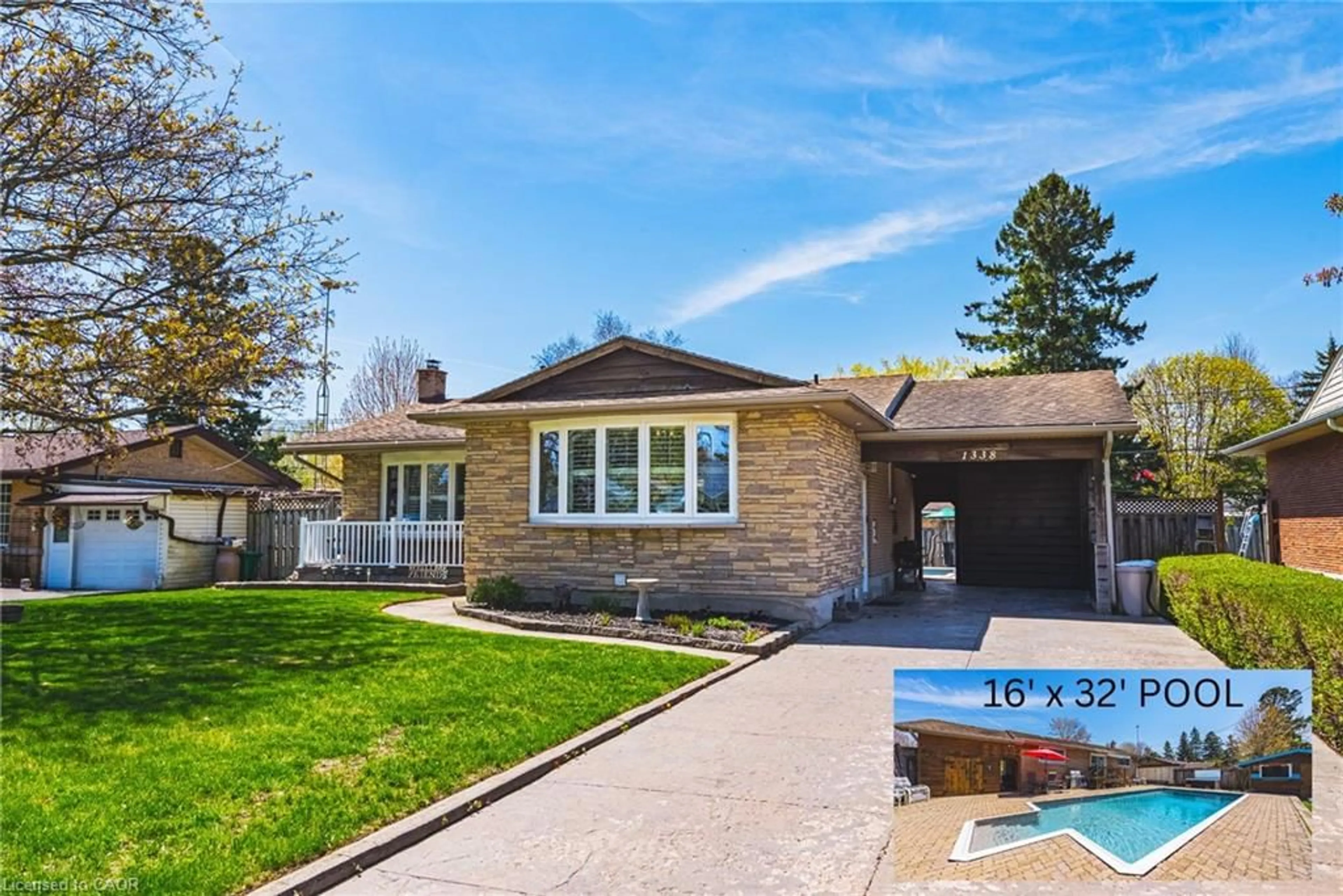 Home with brick exterior material, street for 1338 Eleanor Ave, Cambridge Ontario N3H 4N2
