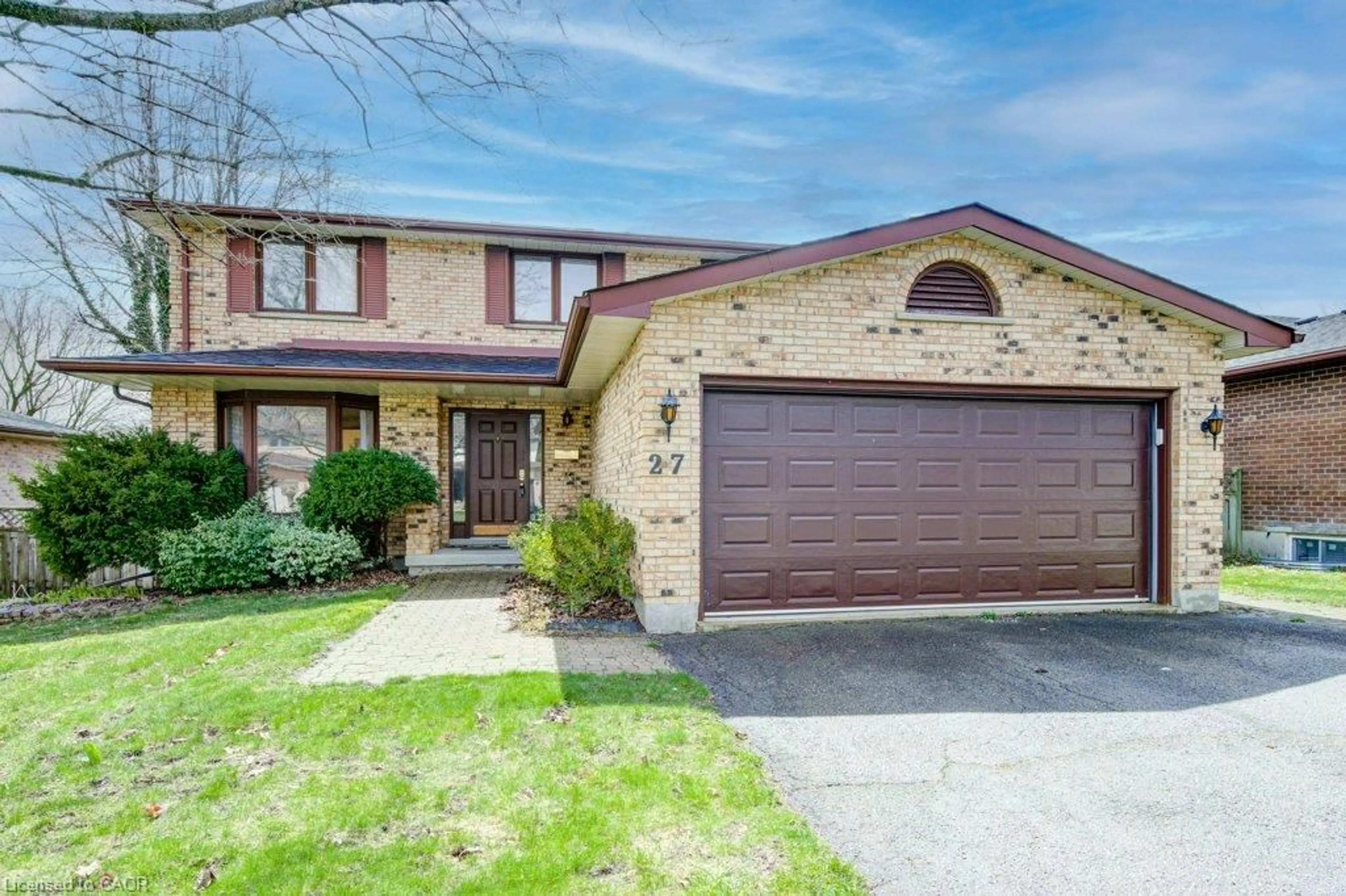 Home with brick exterior material, street for 27 Walmer Gdns, London Ontario N6G 4H4