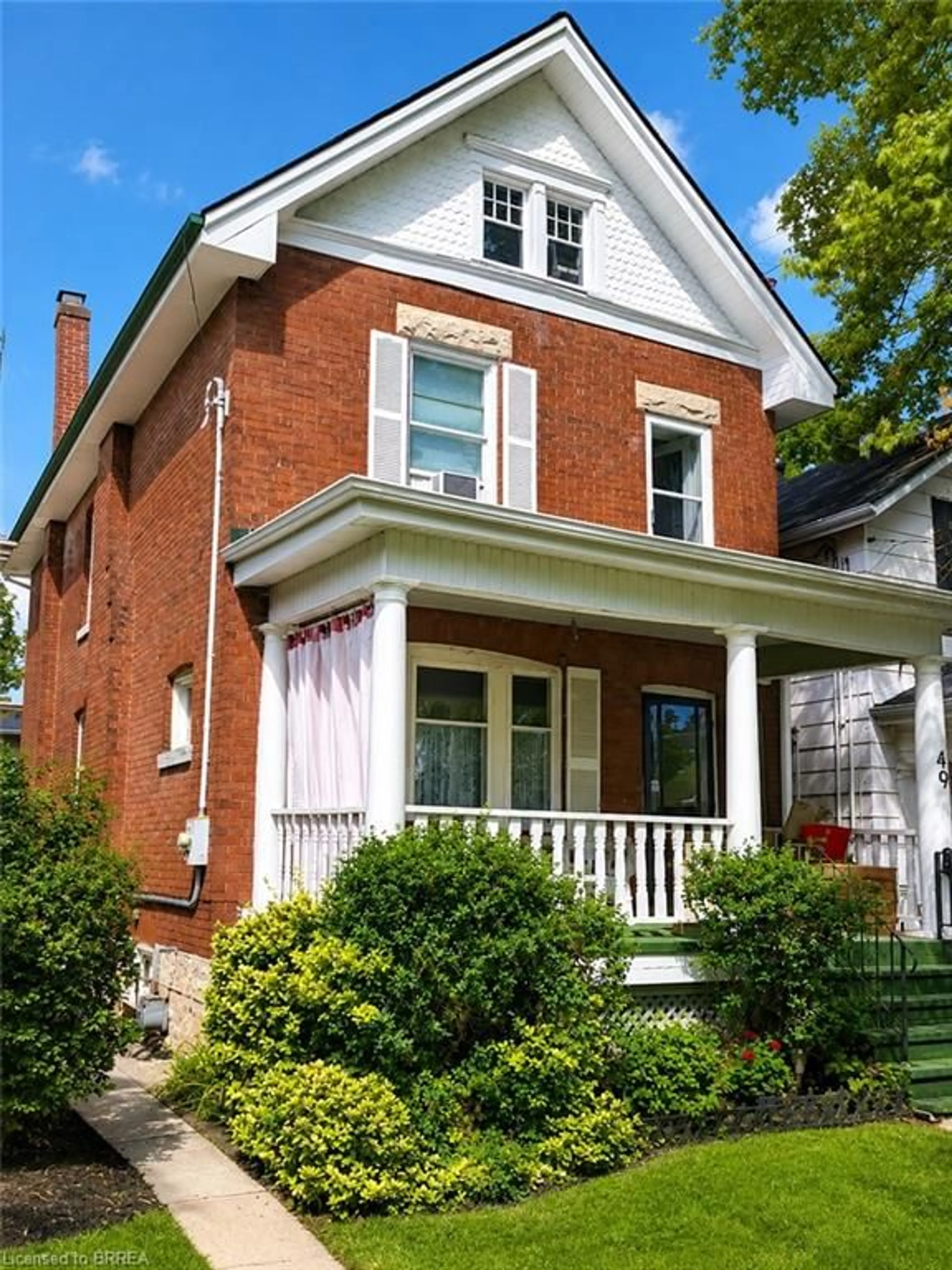 Home with brick exterior material, street for 49 Palmerston Ave, Brantford Ontario N3T 4L1