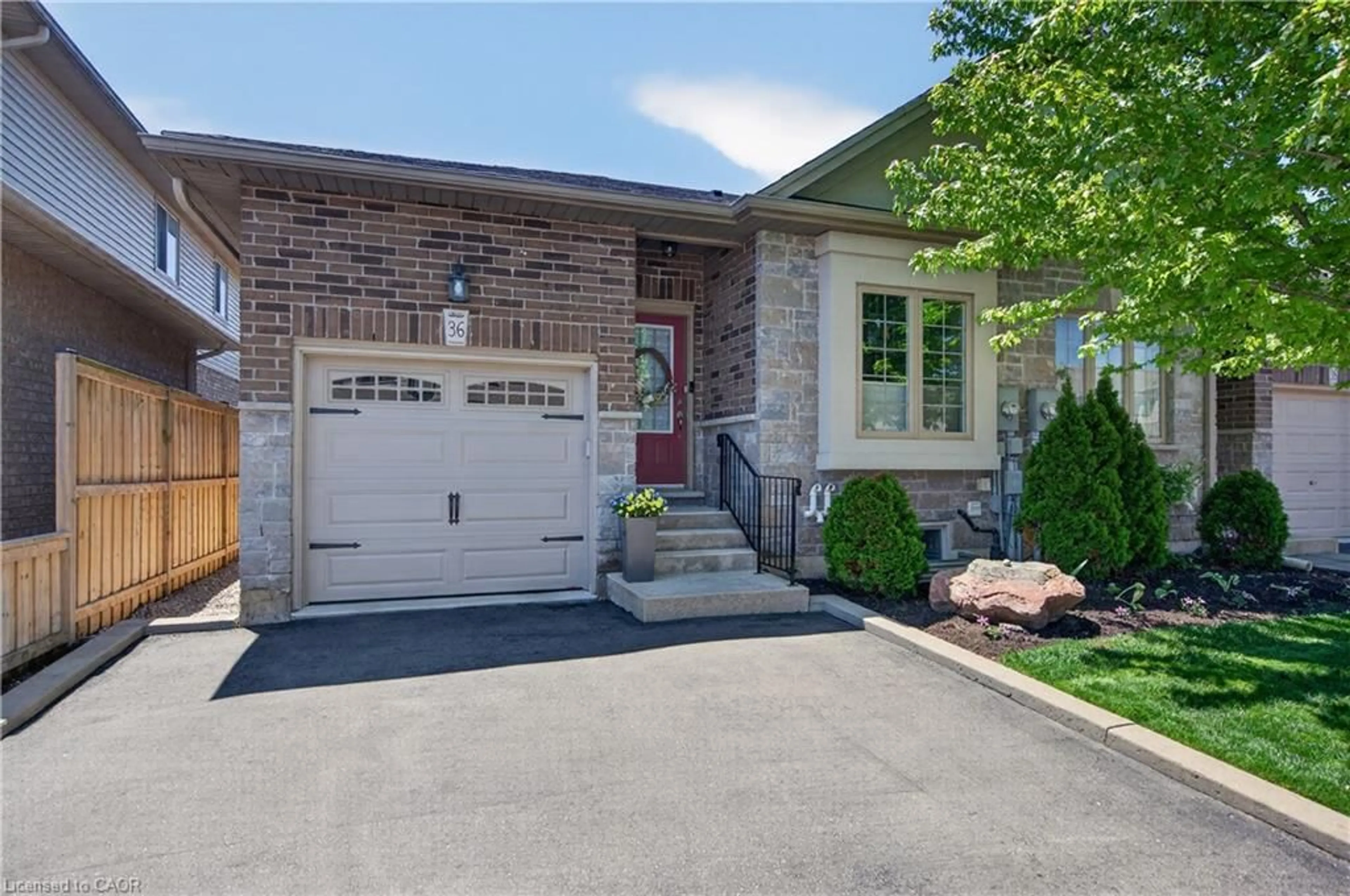 Home with brick exterior material, street for 36 Banks St, Brantford Ontario N3T 0H7