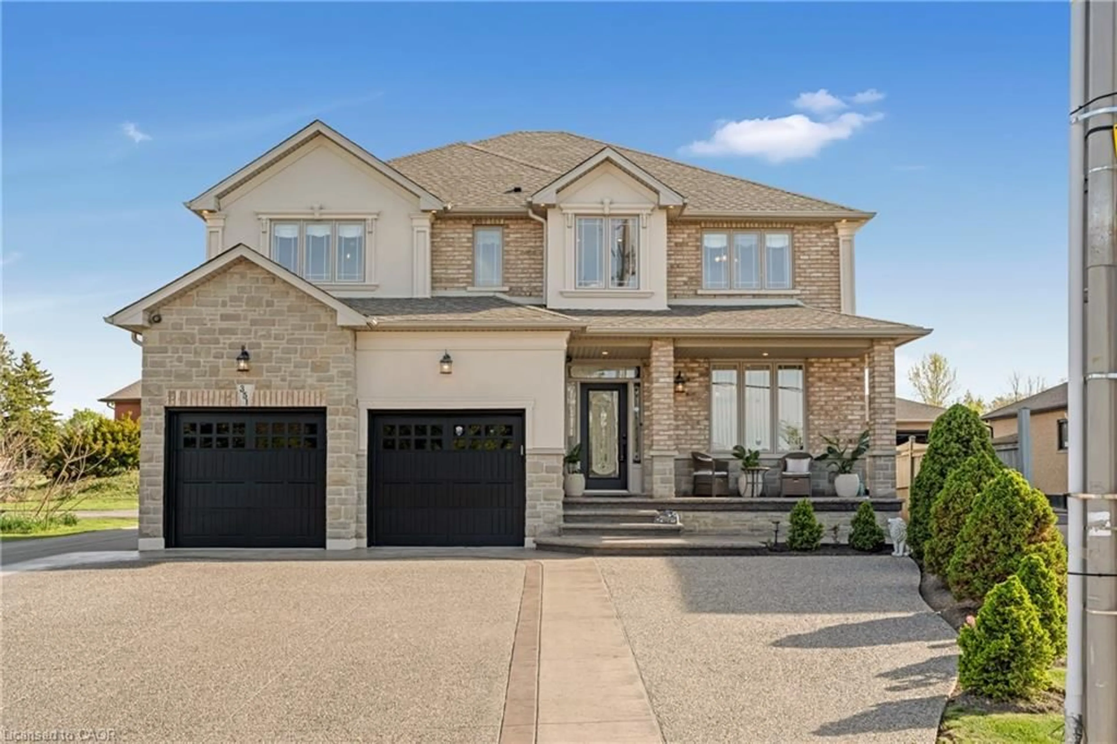 Home with brick exterior material, street for 351 Highland Rd, Stoney Creek Ontario L8J 2S2