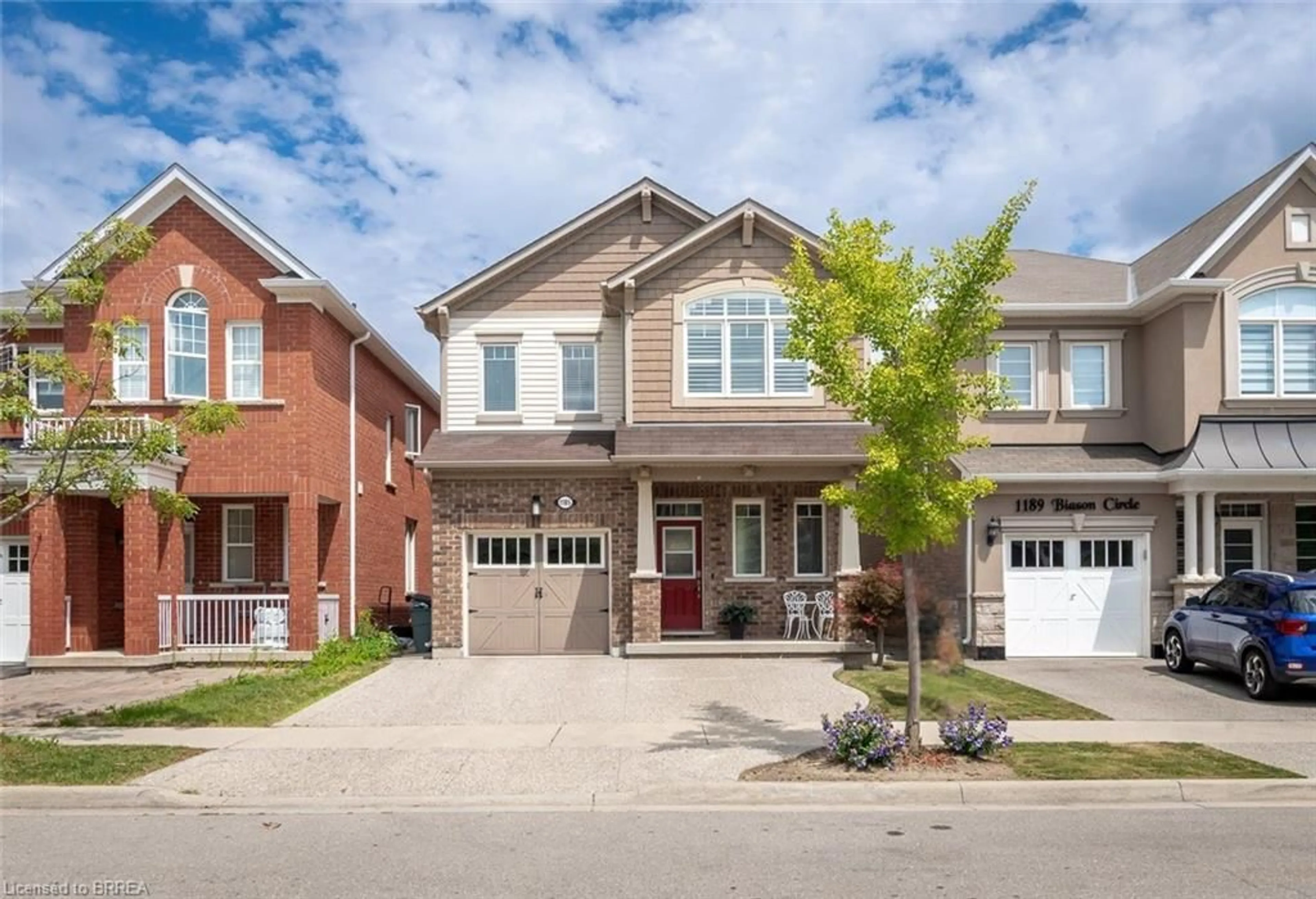 Home with brick exterior material, street for 1185 Biason Cir, Milton Ontario L9T 8S7