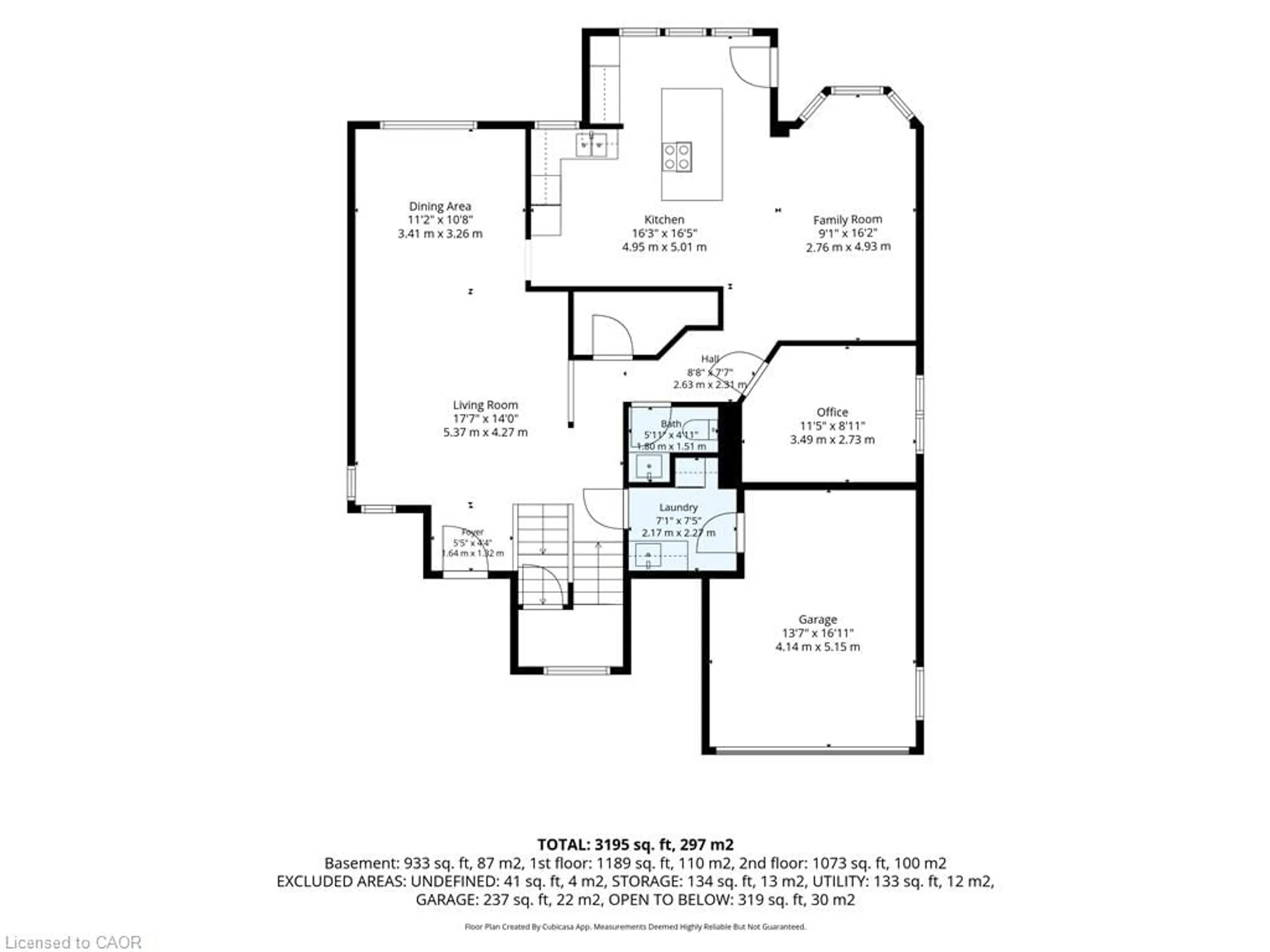 Floor plan for 79 Mcnichol Dr, Cambridge Ontario N1P 1E1