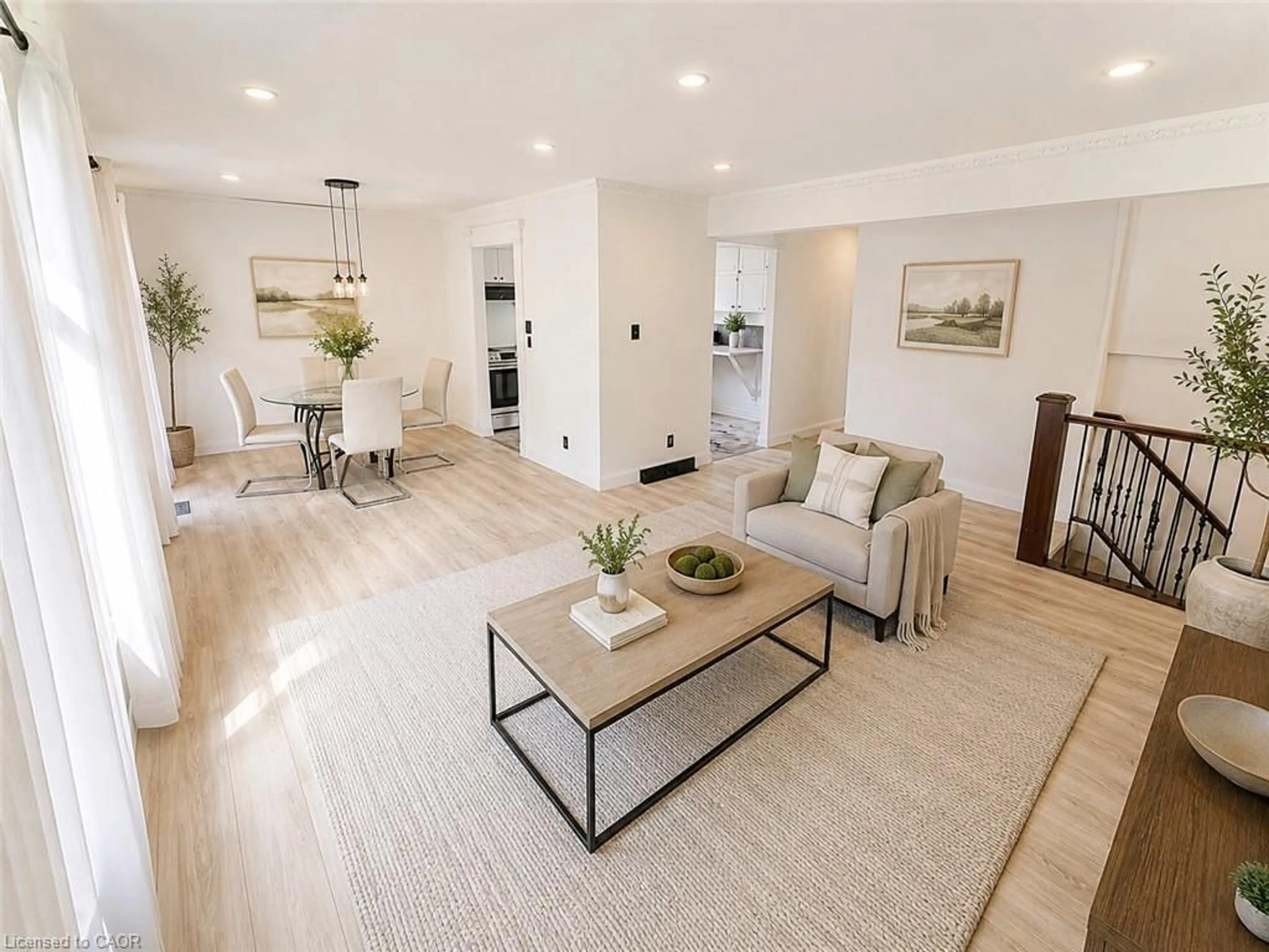 Living room with furniture, unknown for 84 Elgar Ave, Hamilton Ontario L9C 4E5