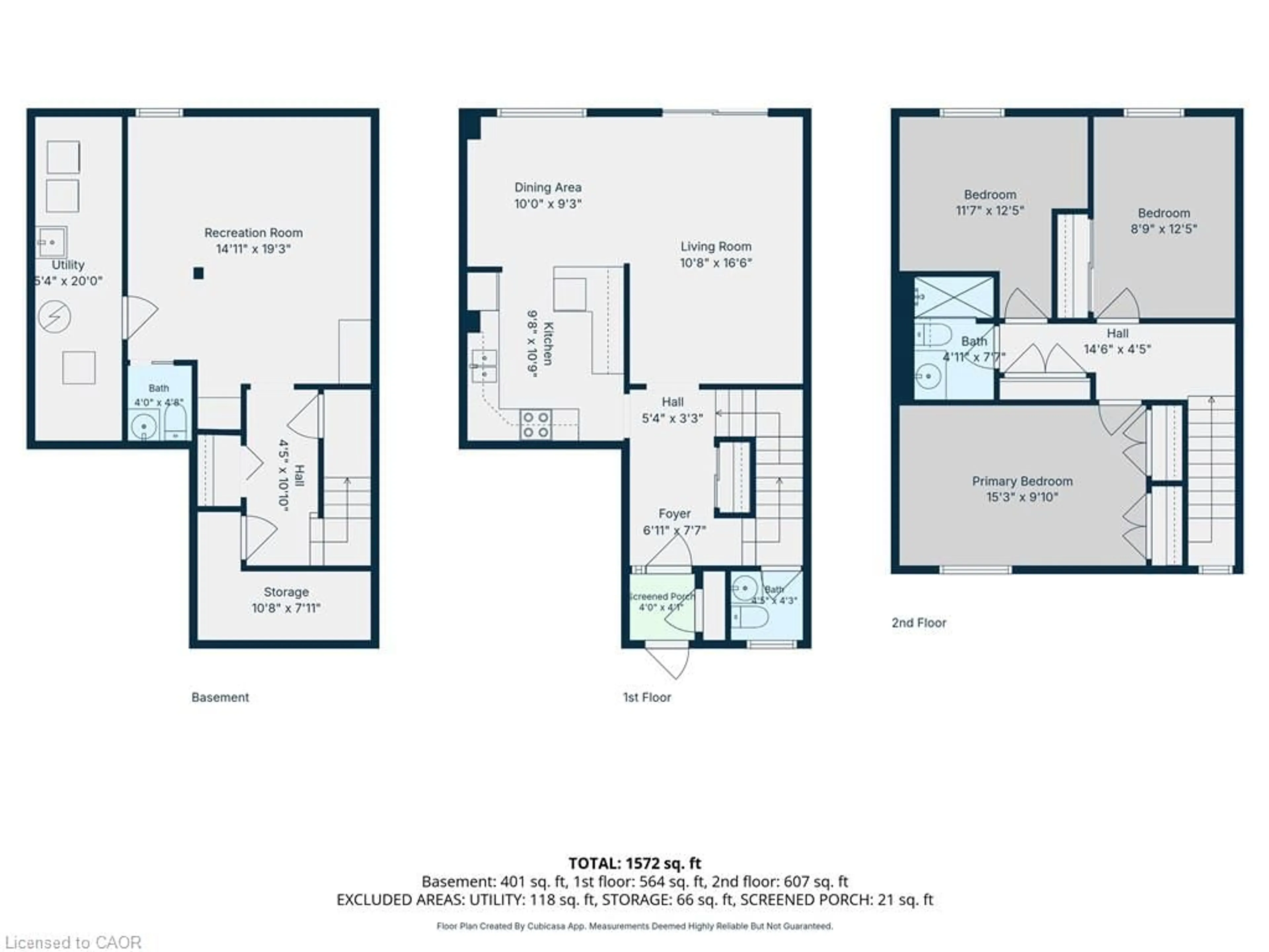 Floor plan for 479 Woodview Rd #3, Burlington Ontario L7N 2Z9
