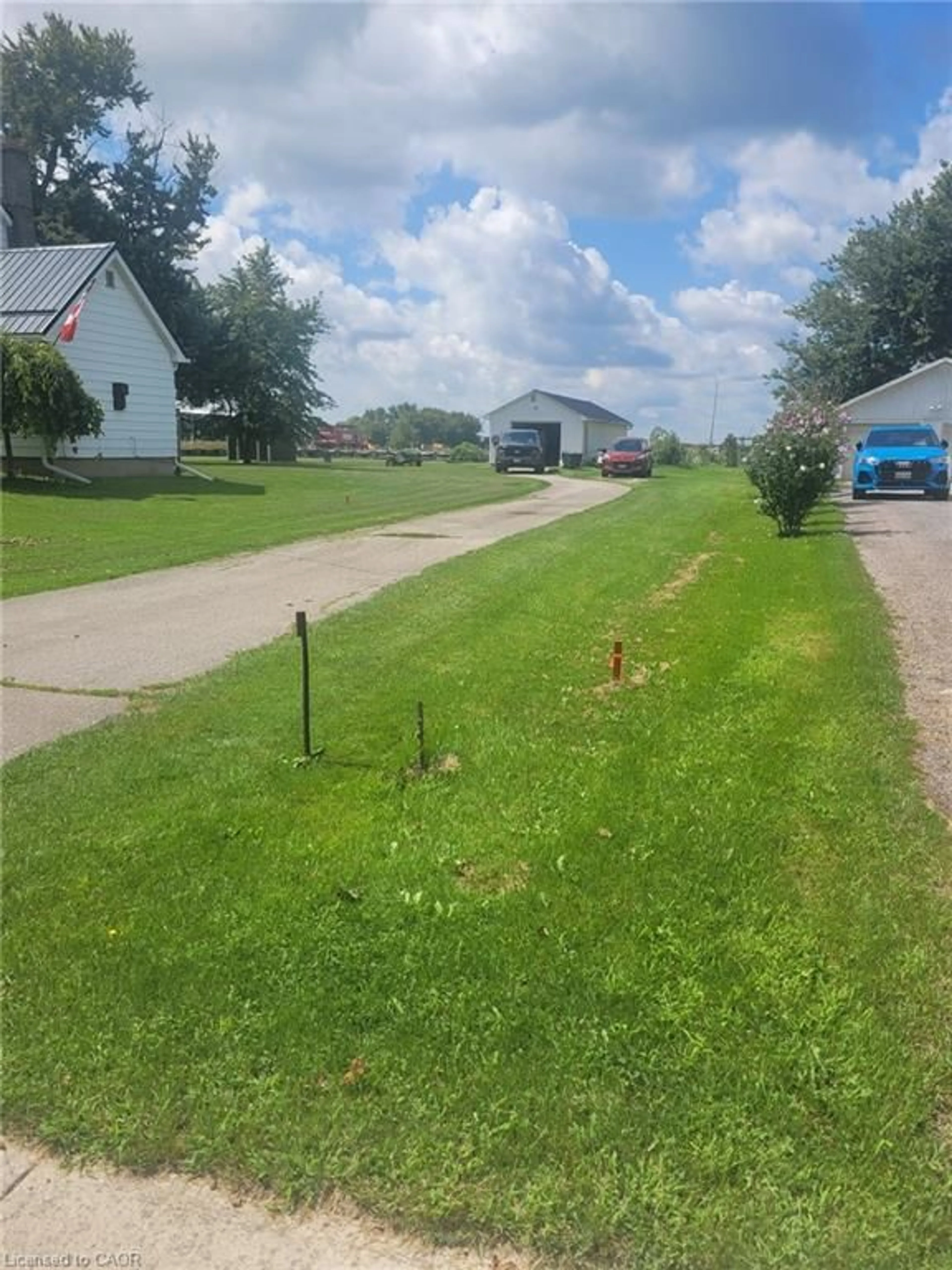 A pic from outside/outdoor area/front of a property/back of a property/a pic from drone, street for BLK B PL88 Erie Ave, Fisherville Ontario N0A 1G0