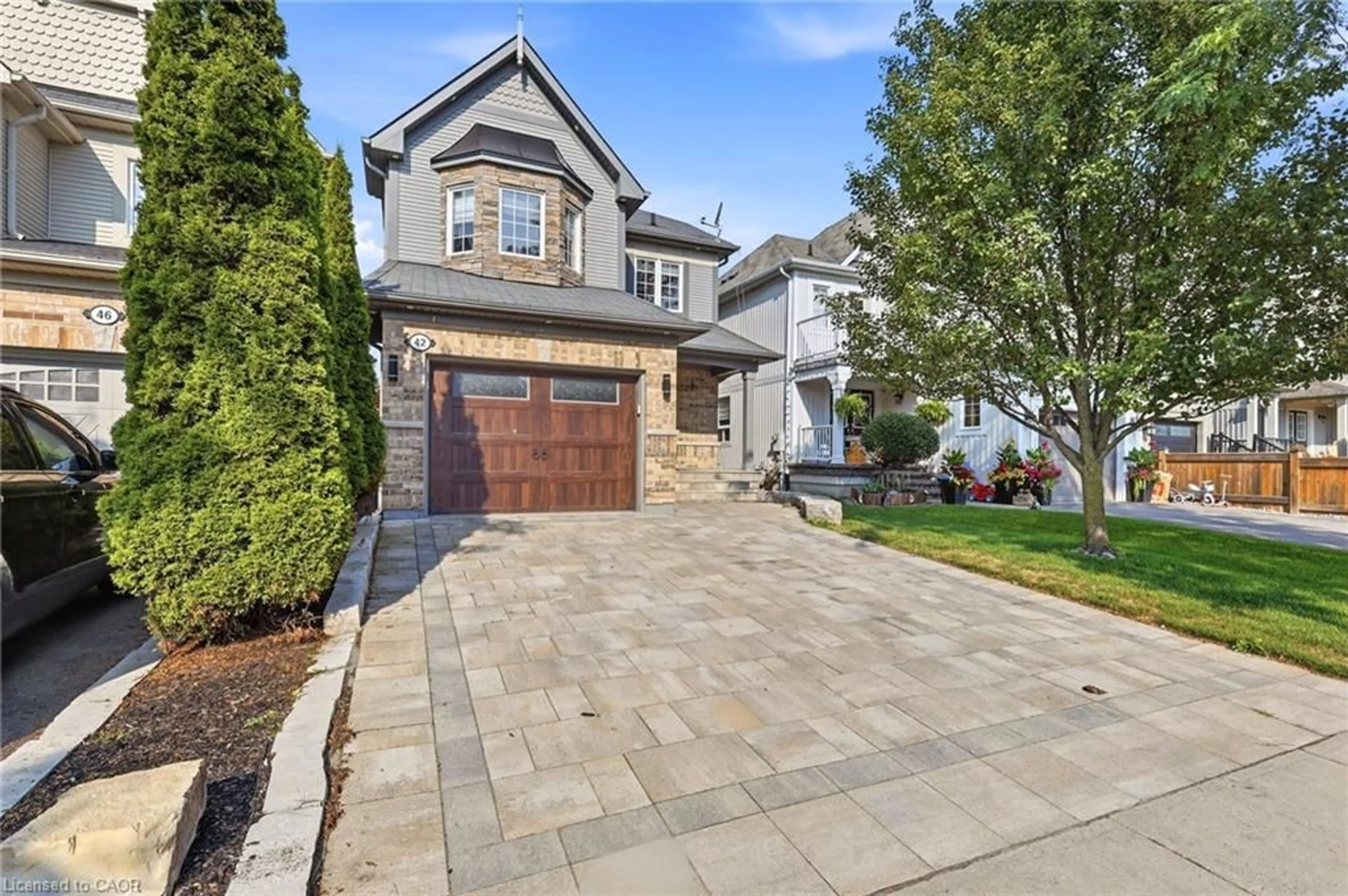 Home with brick exterior material, street for 42 Honeyman Dr, Bowmanville Ontario L1C 0J1