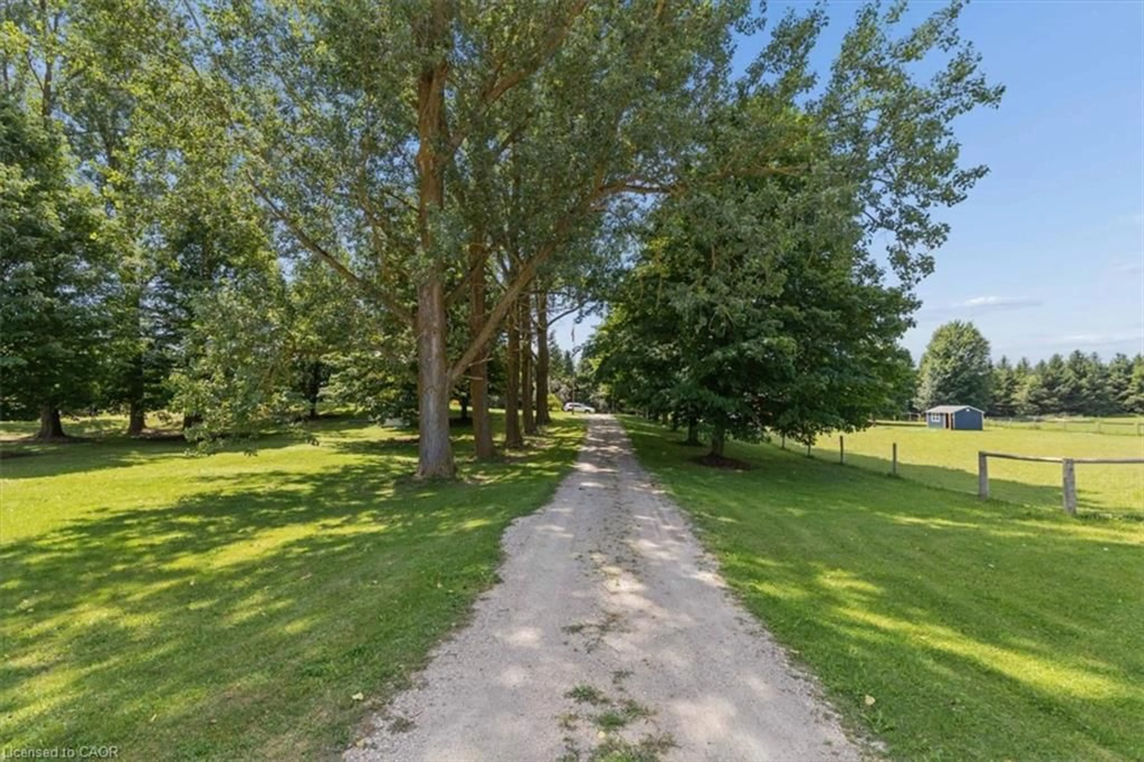 A pic from outside/outdoor area/front of a property/back of a property/a pic from drone, forest/trees view for 5453 Hwy 9, Minto Ontario N0G 1Z0