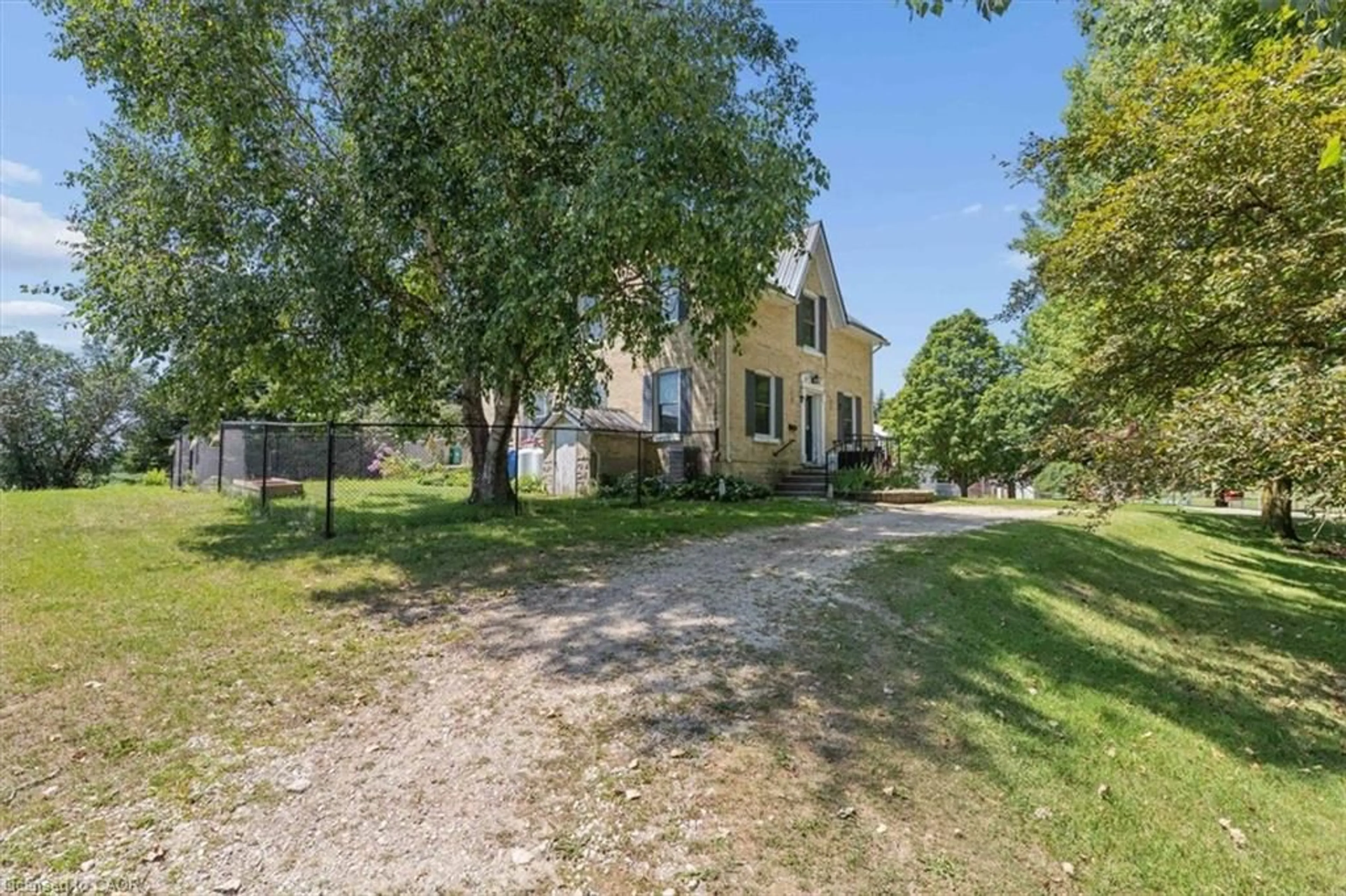 A pic from outside/outdoor area/front of a property/back of a property/a pic from drone, street for 5453 Hwy 9, Minto Ontario N0G 1Z0