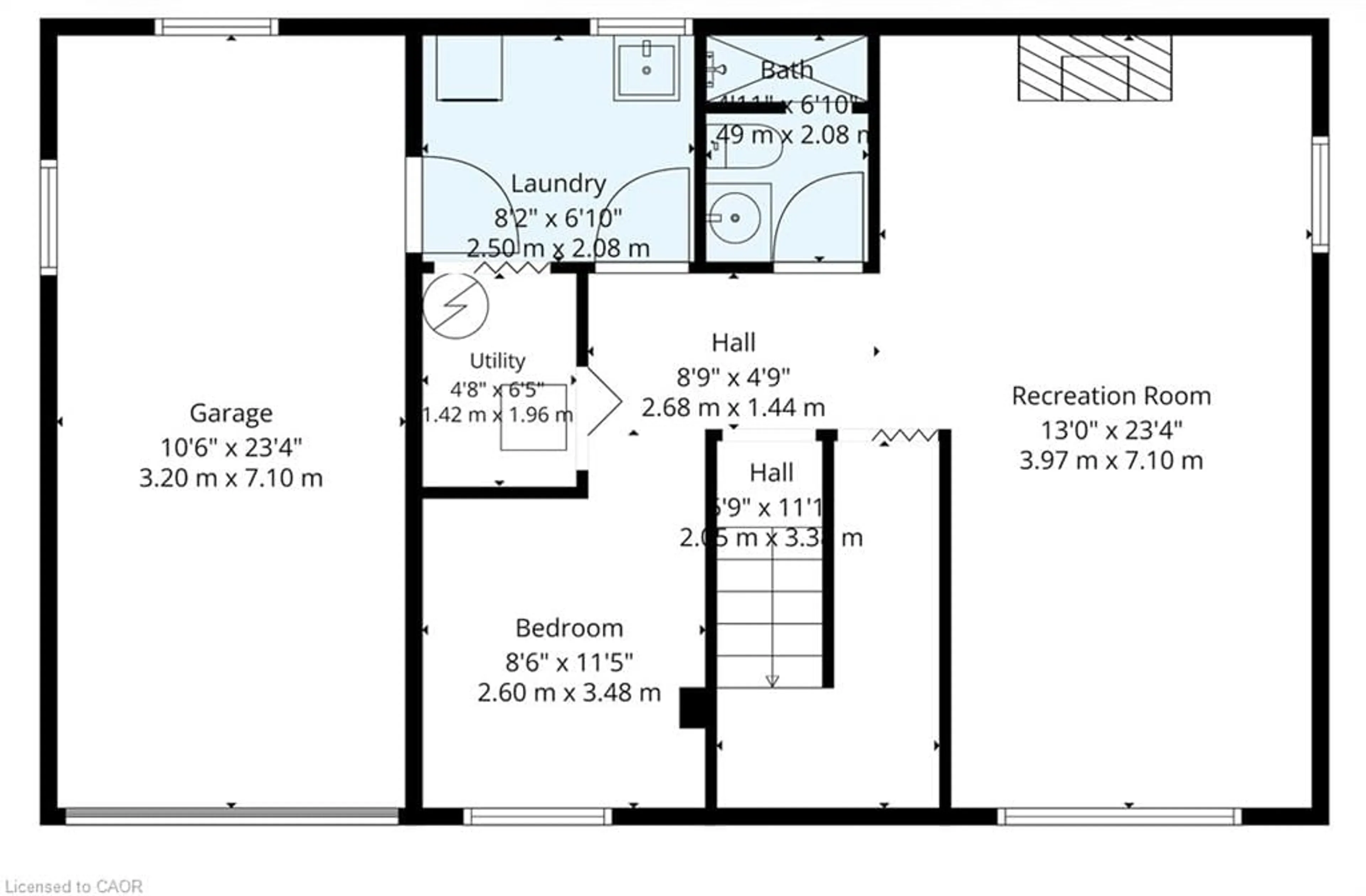 Floor plan for 164 Hanover Pl, Hamilton Ontario L8K 5X6