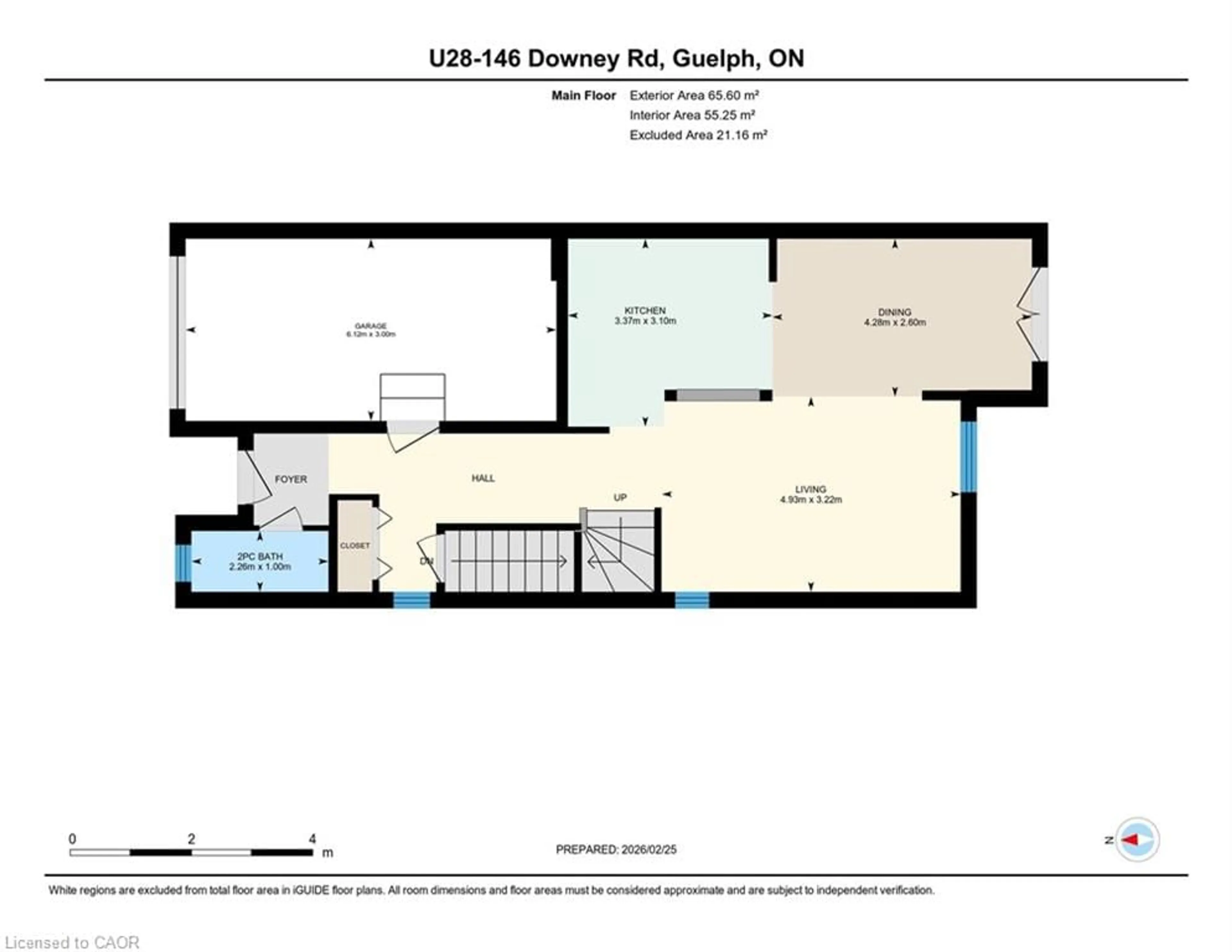 Floor plan for 146 Downey Rd #28, Guelph Ontario N1C 0A2
