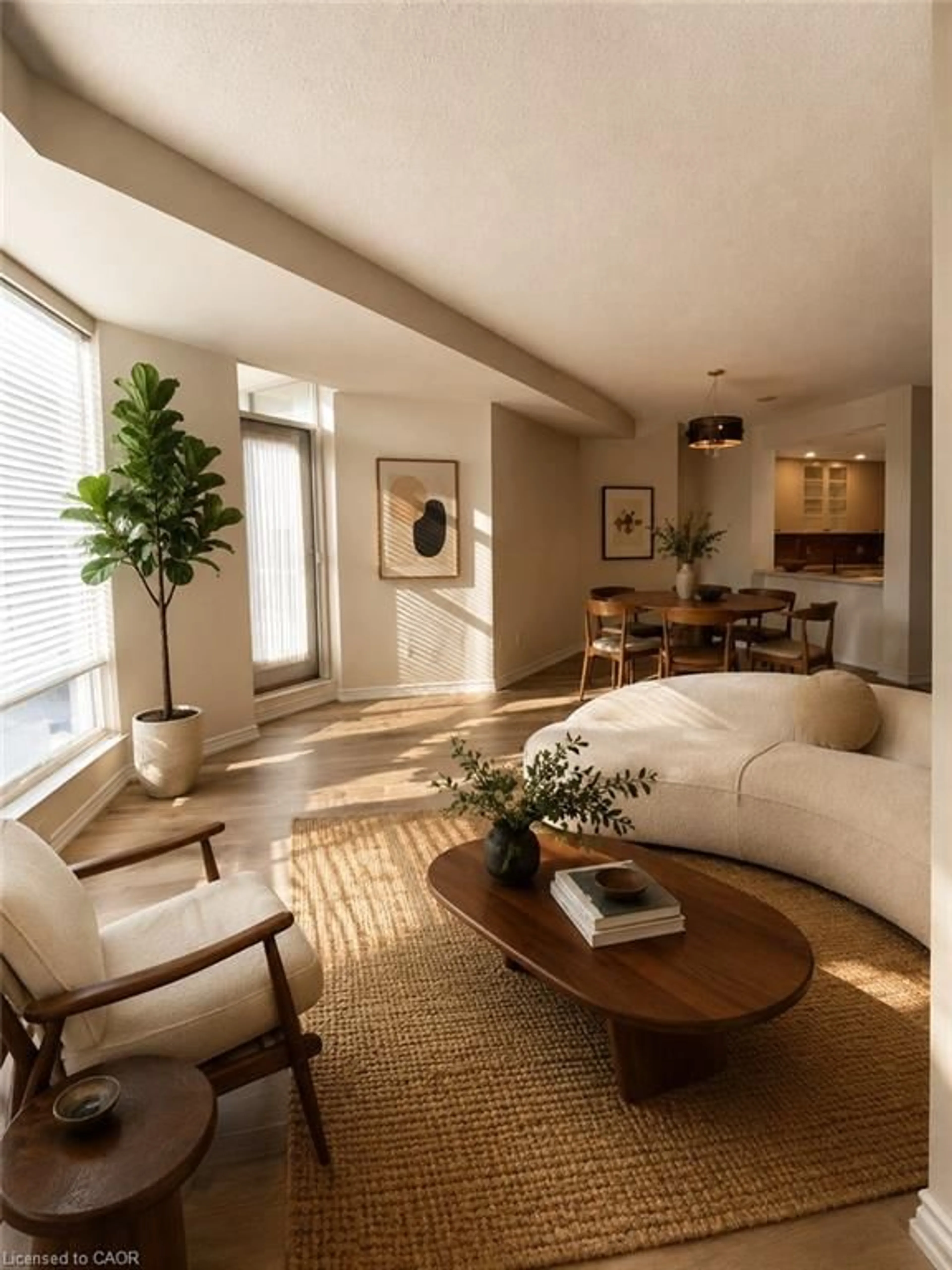 Living room with furniture, unknown for 2511 Lakeshore Rd #216, Oakville Ontario L6L 6L9