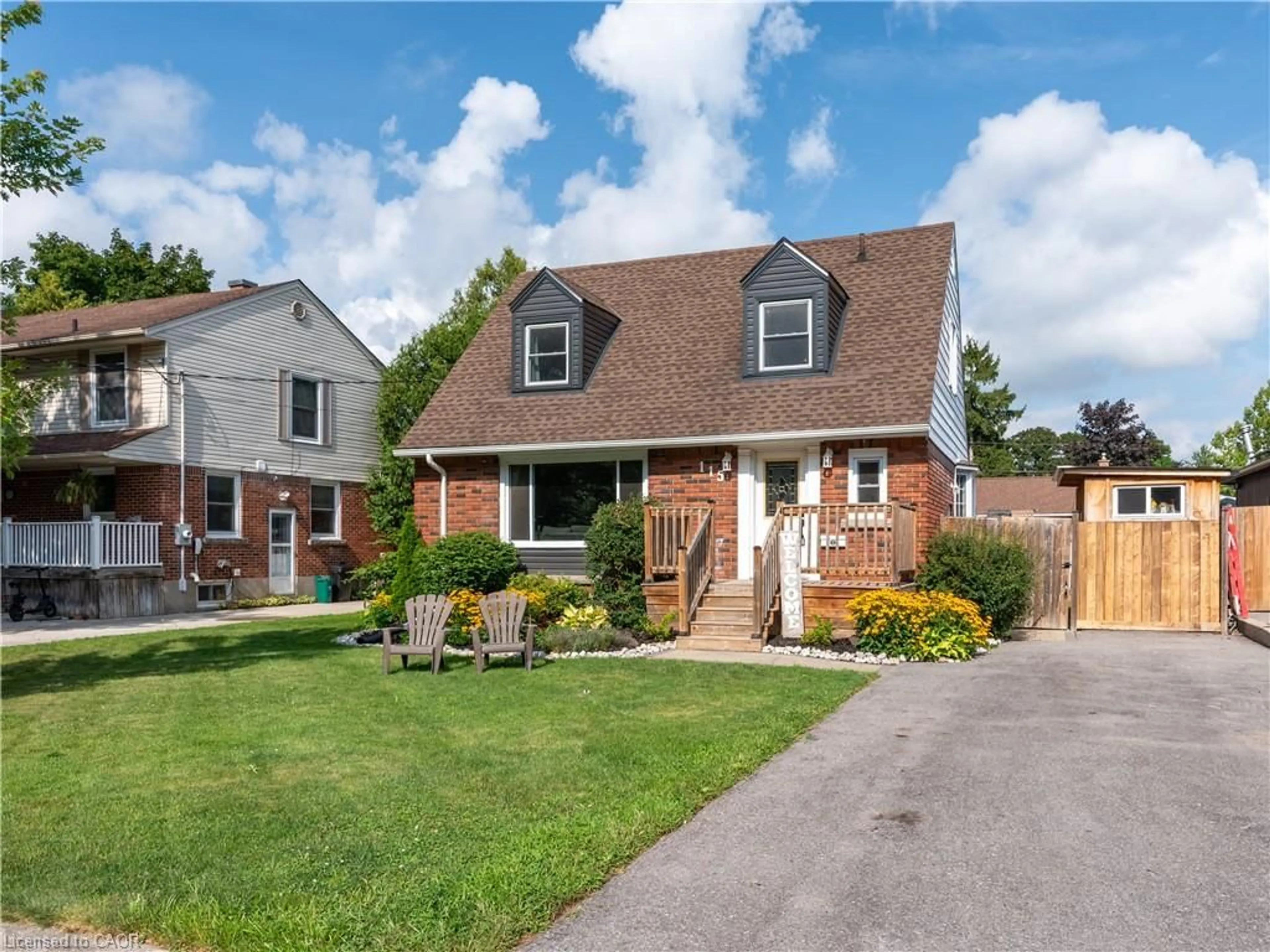 Home with brick exterior material, street for 115 Fairview Cres, Woodstock Ontario N4S 6L6
