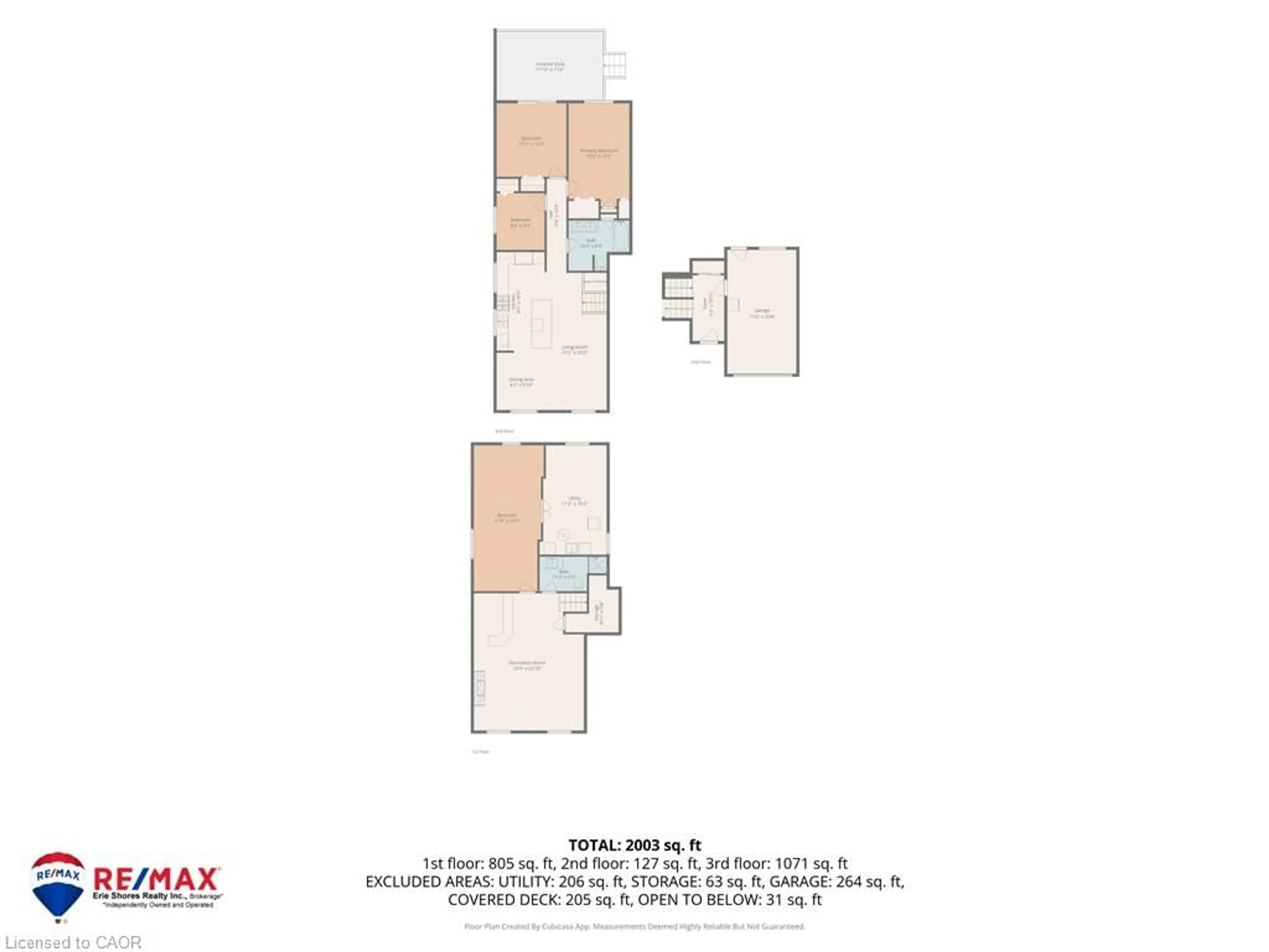 Floor plan for 309 Dover Ave, Port Dover Ontario N0A 1N4