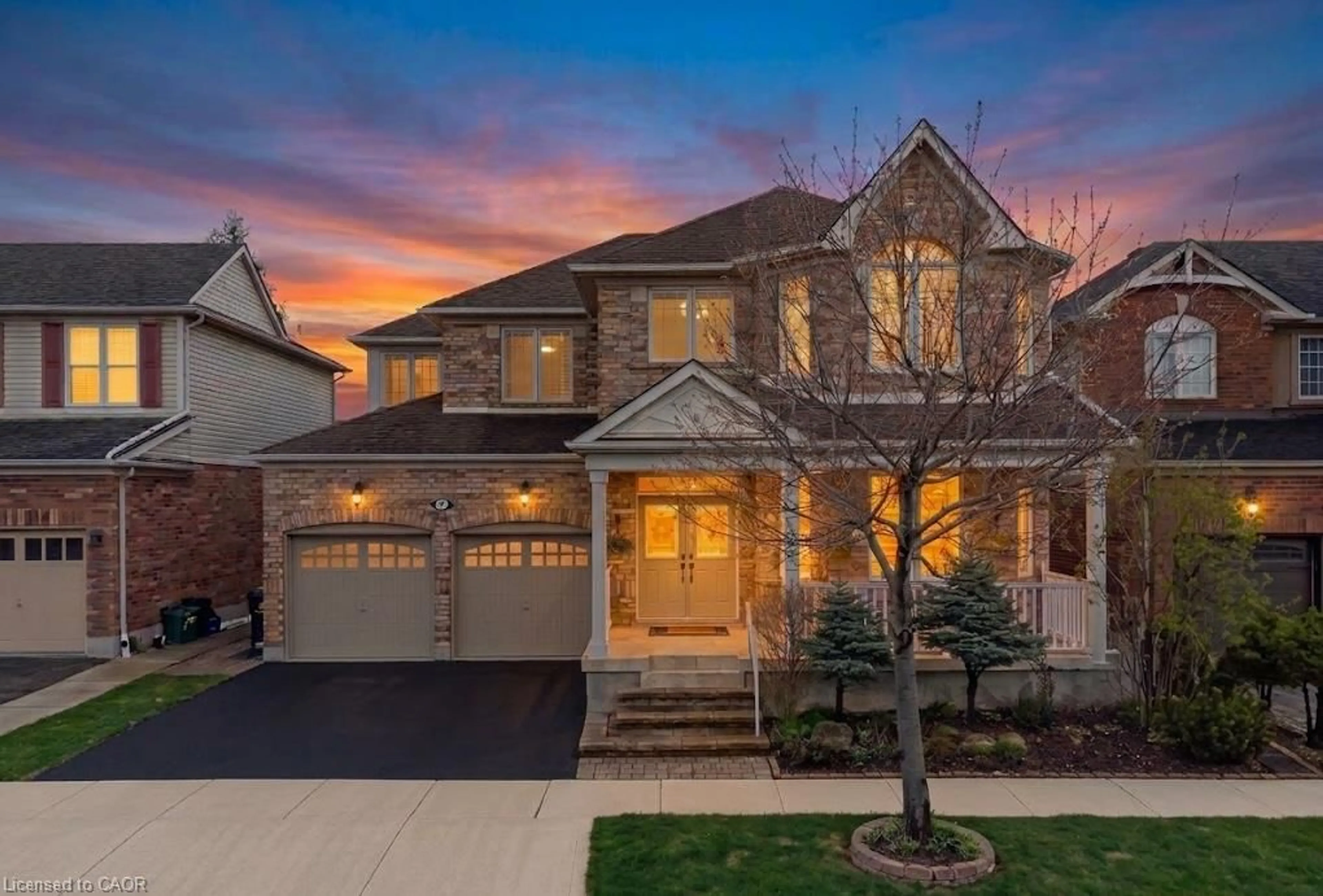Home with brick exterior material, street for 150 Garth Massey Dr, Cambridge Ontario N1T 2G5