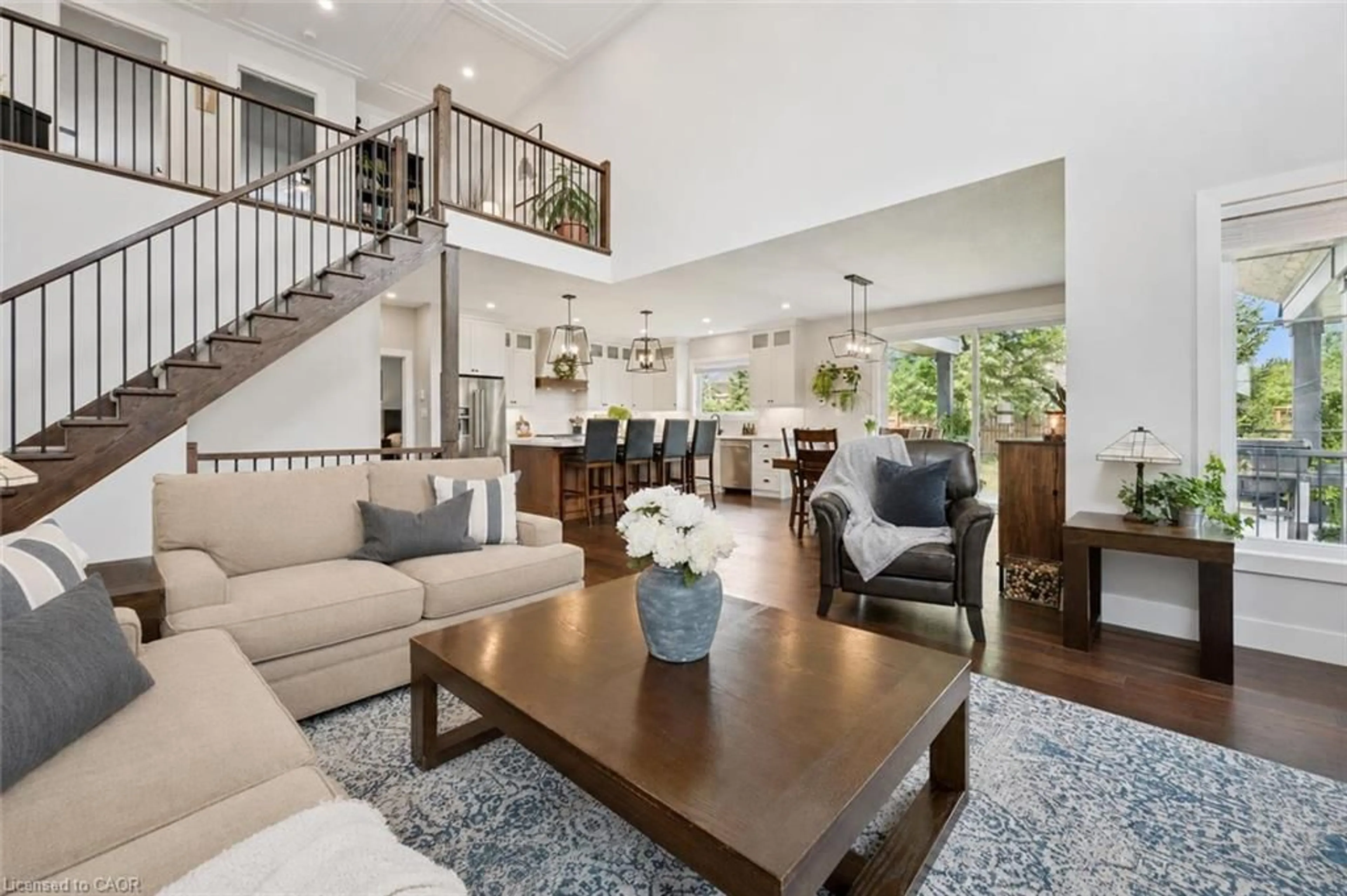 Living room with furniture, unknown for 58 Carriage Cross, Drayton Ontario N0G 1P0