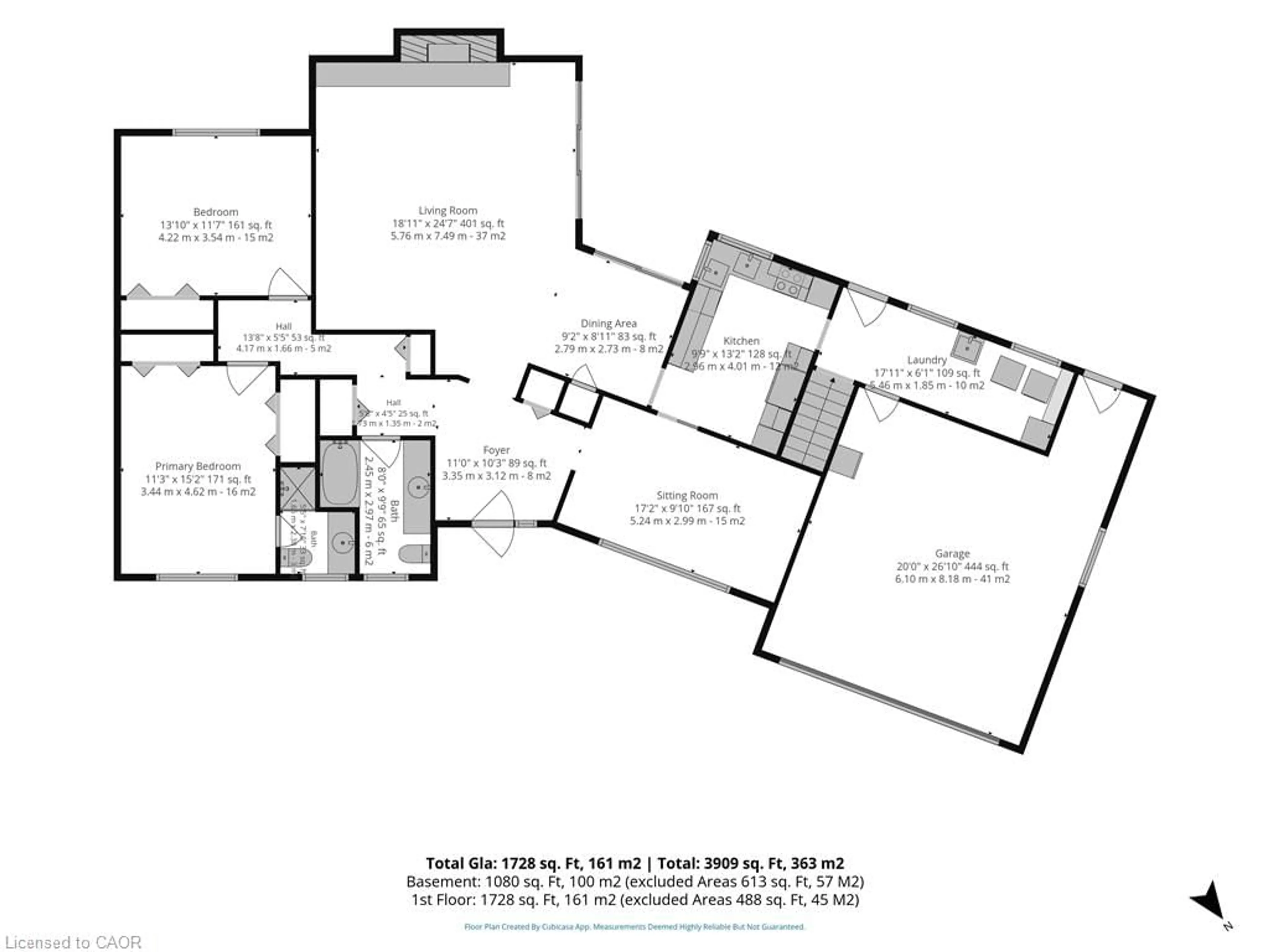 Floor plan for 18 Elm Ave, Hagersville Ontario N0A 1H0