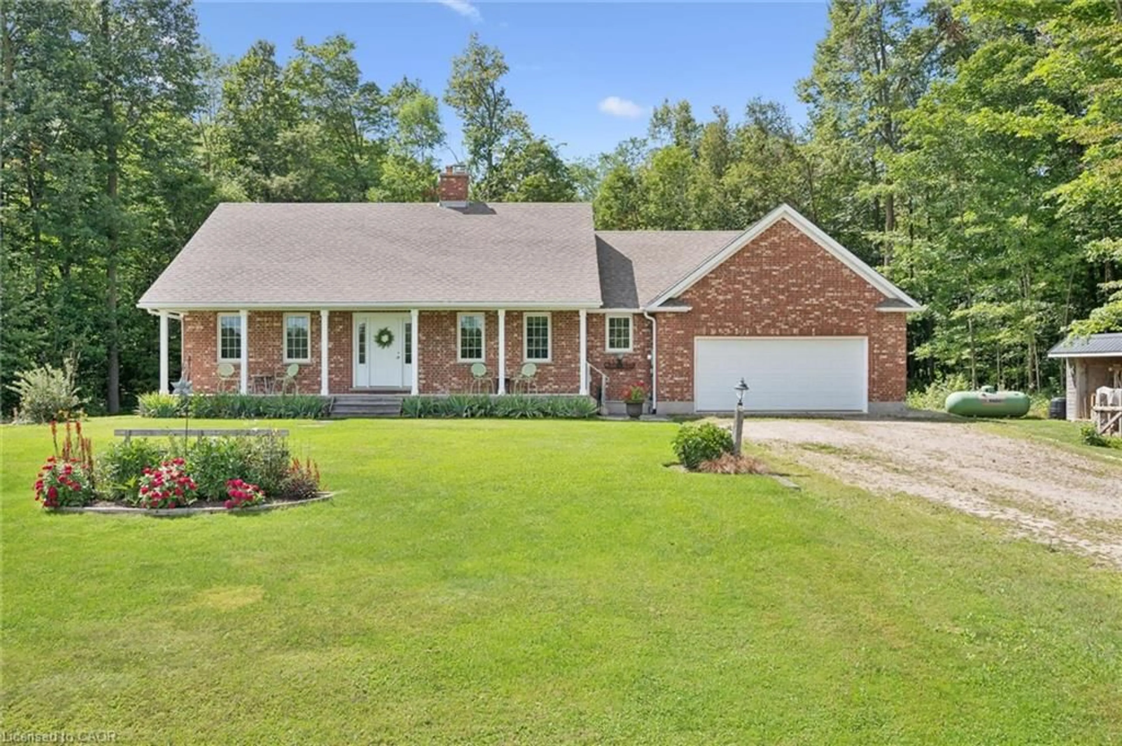 Home with brick exterior material, street for 6776 Yatton Sideroad Sideroad, Wallenstein Ontario N0B 2S0