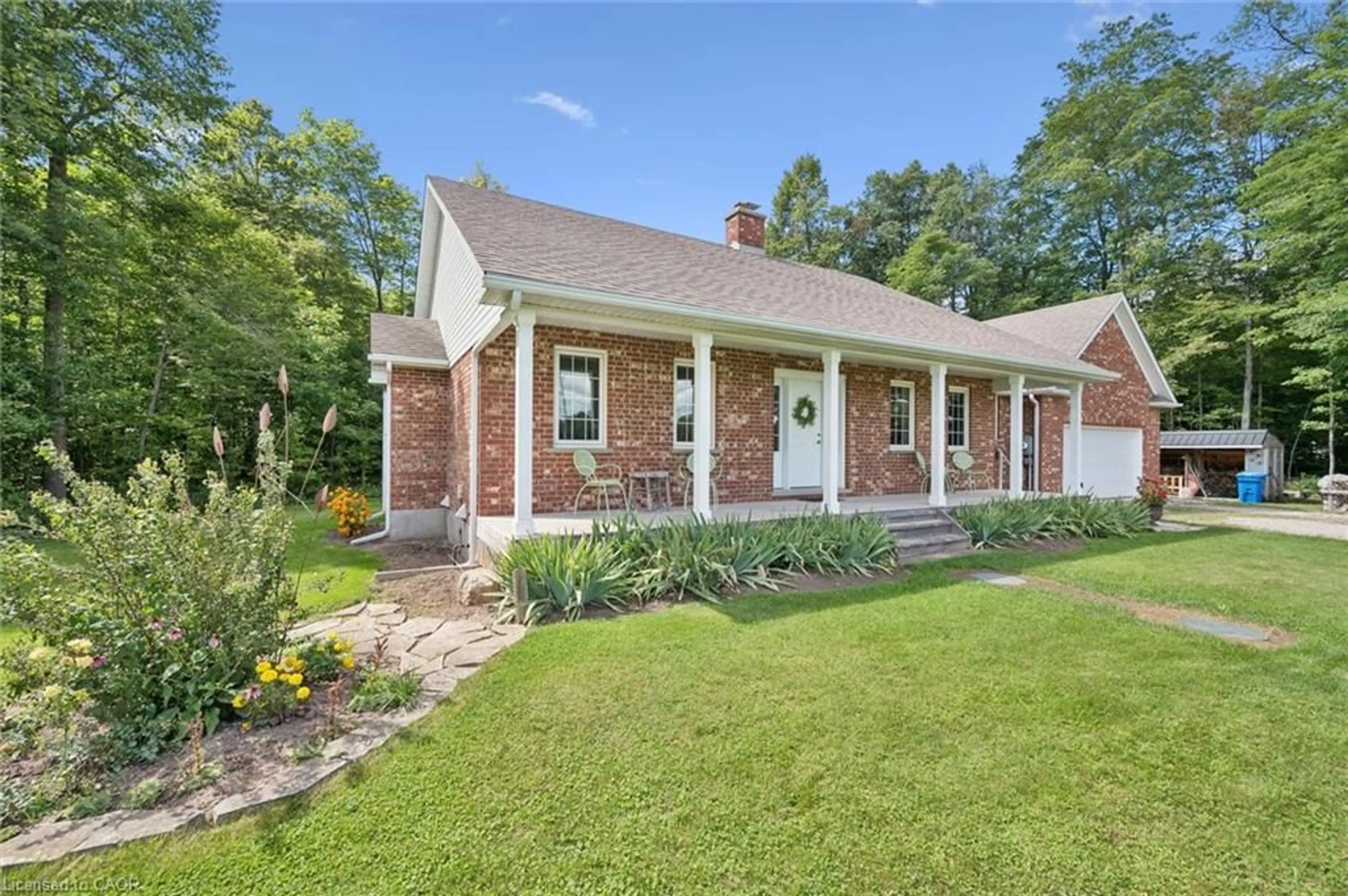 Home with brick exterior material, street for 6776 Yatton Sideroad Sideroad, Wallenstein Ontario N0B 2S0