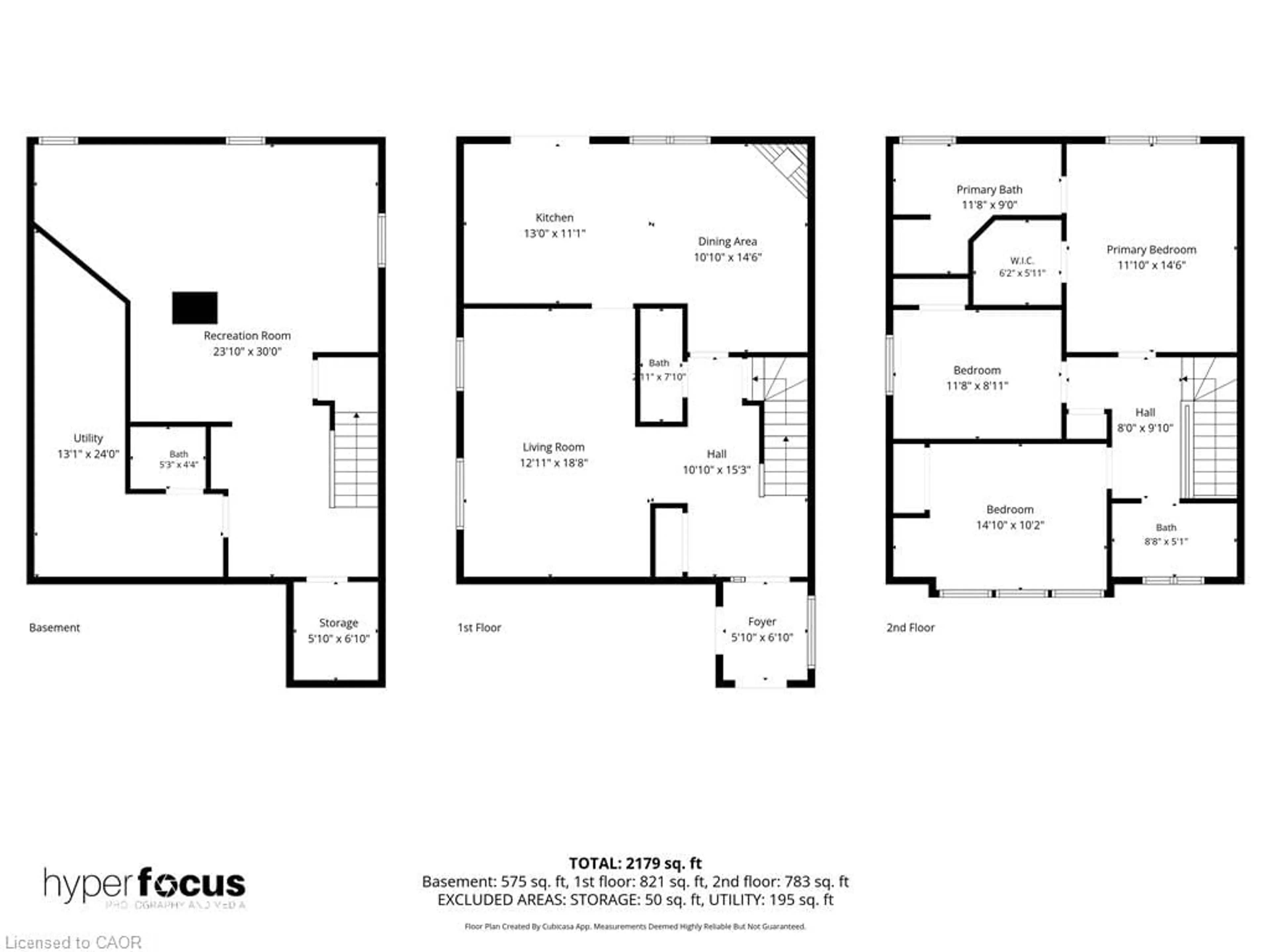 Floor plan for 57 Grindstone Way, Waterdown Ontario L9H 7B5