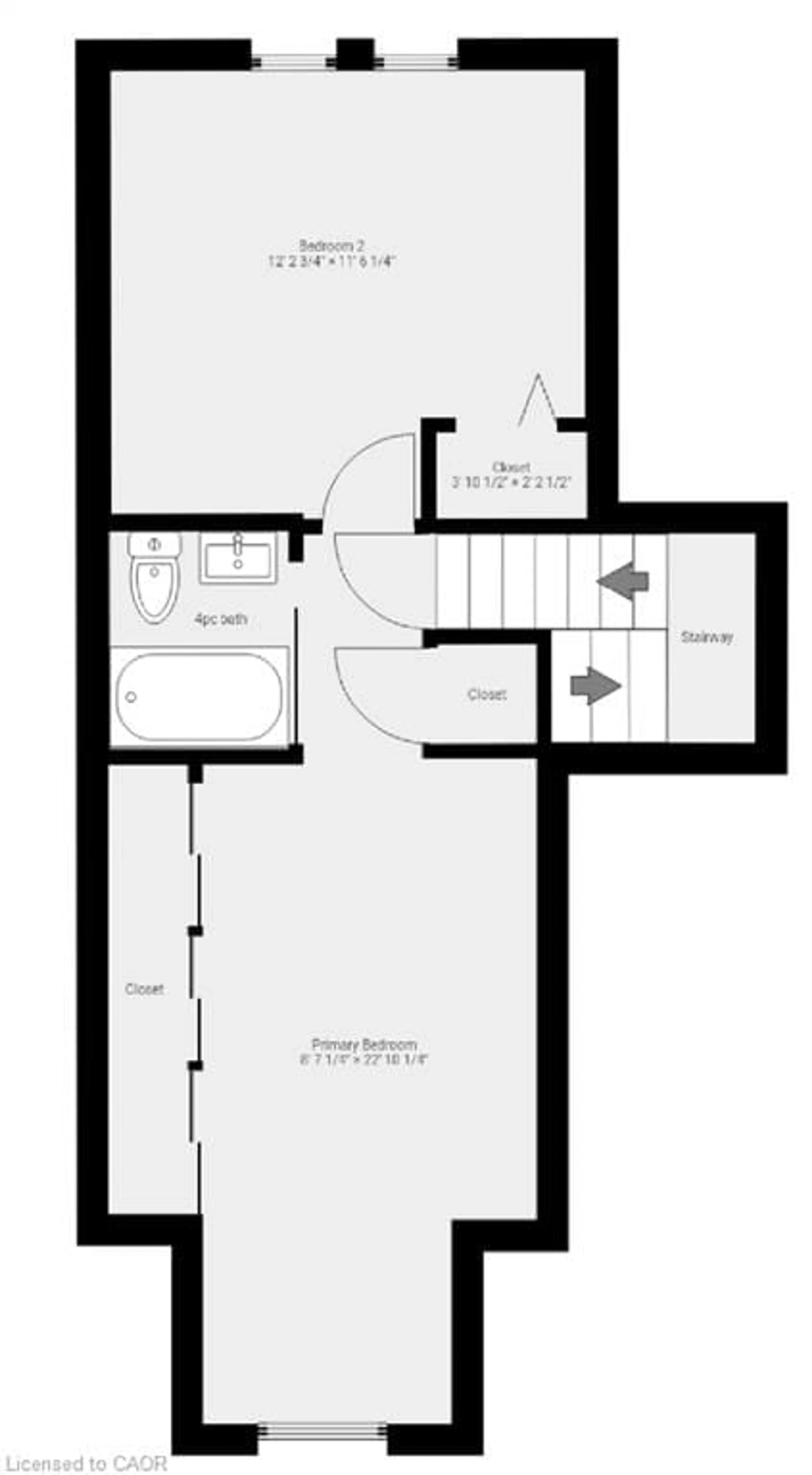 Floor plan for 23 Kipling Rd, Hamilton Ontario L8S 3X2