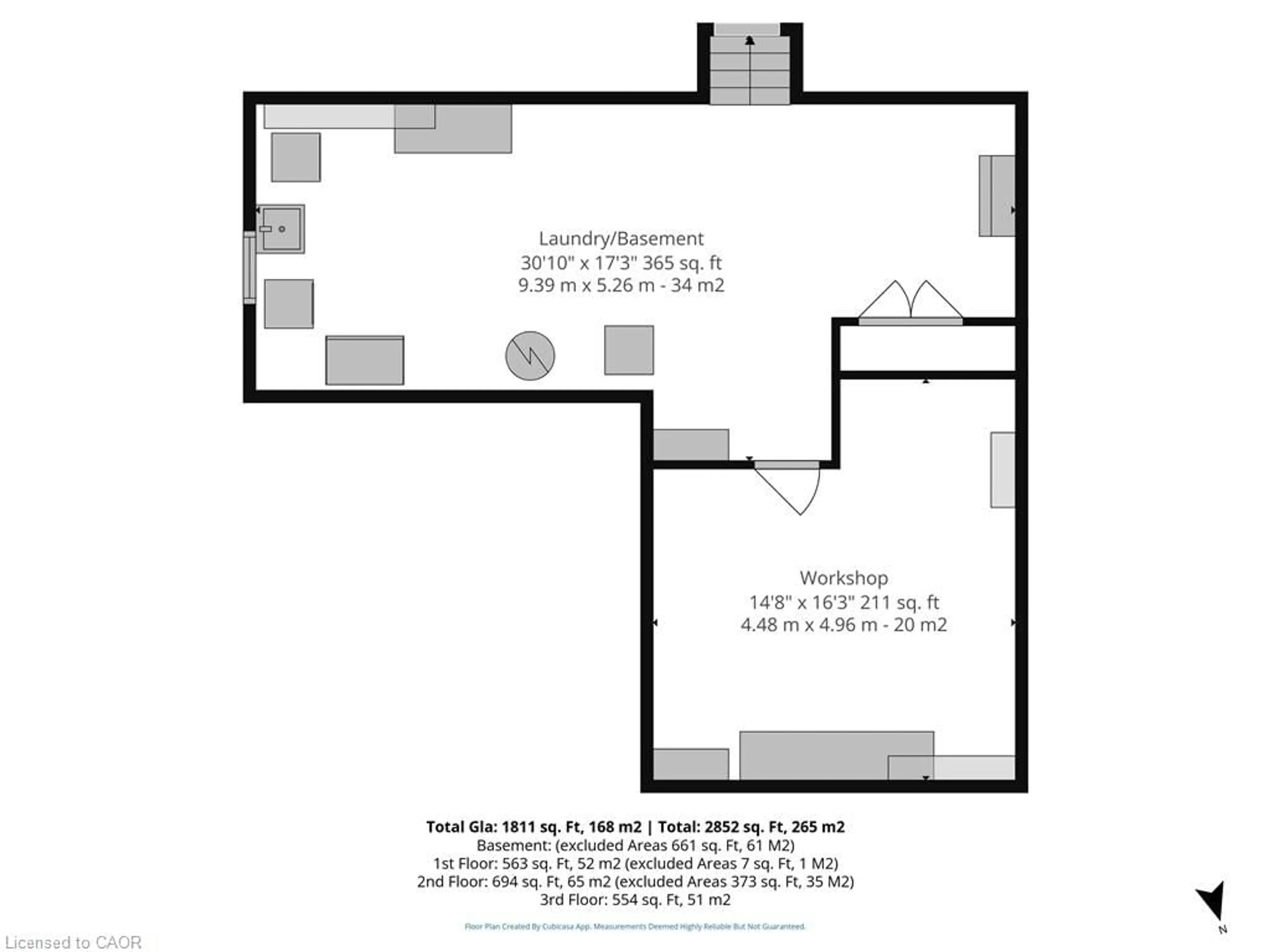 Floor plan for 307 Orkney St, Caledonia Ontario N3W 1A3