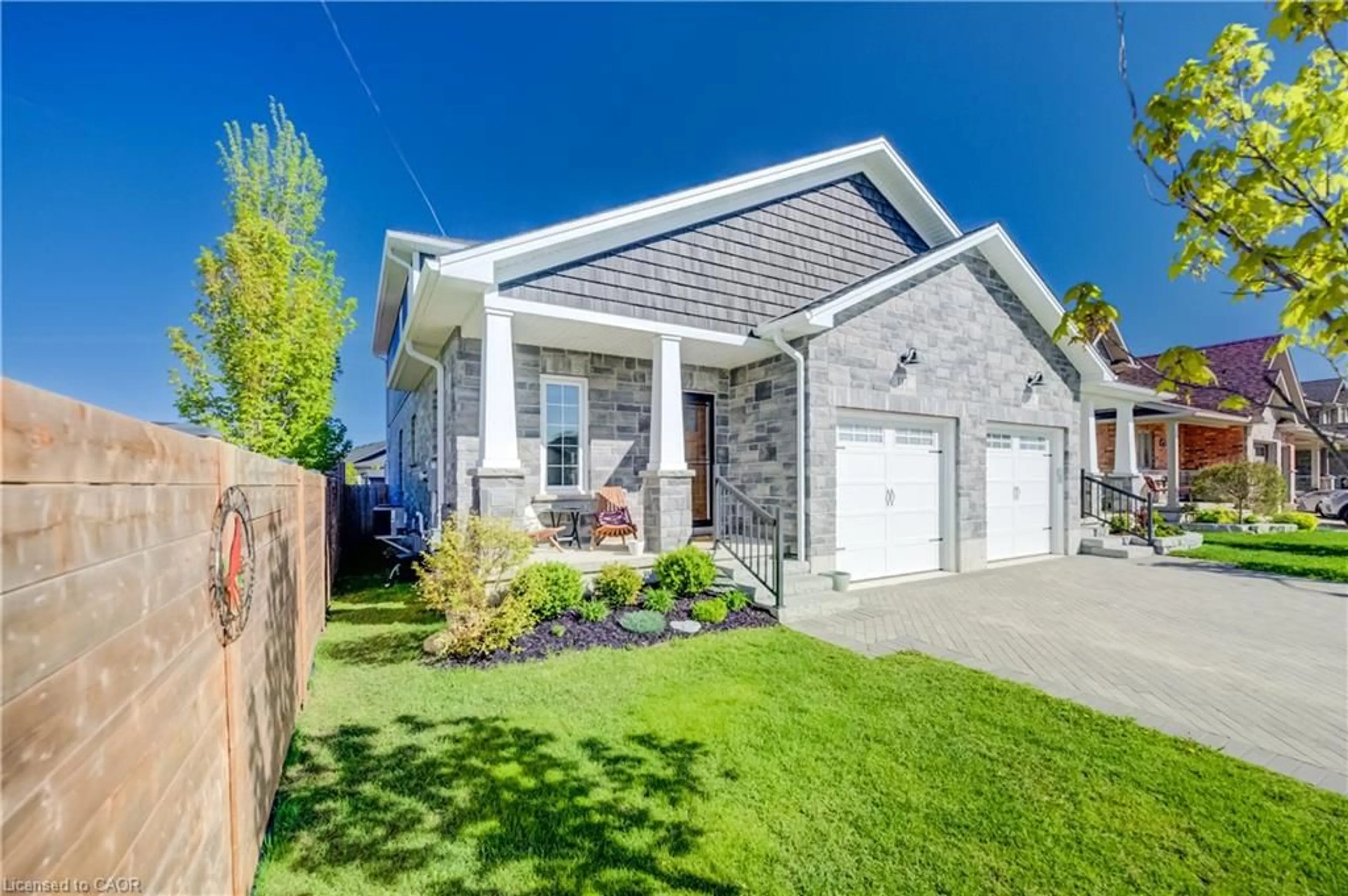 Home with brick exterior material, street for 117 Sarah Rd, Mount Forest Ontario N0G 2L2