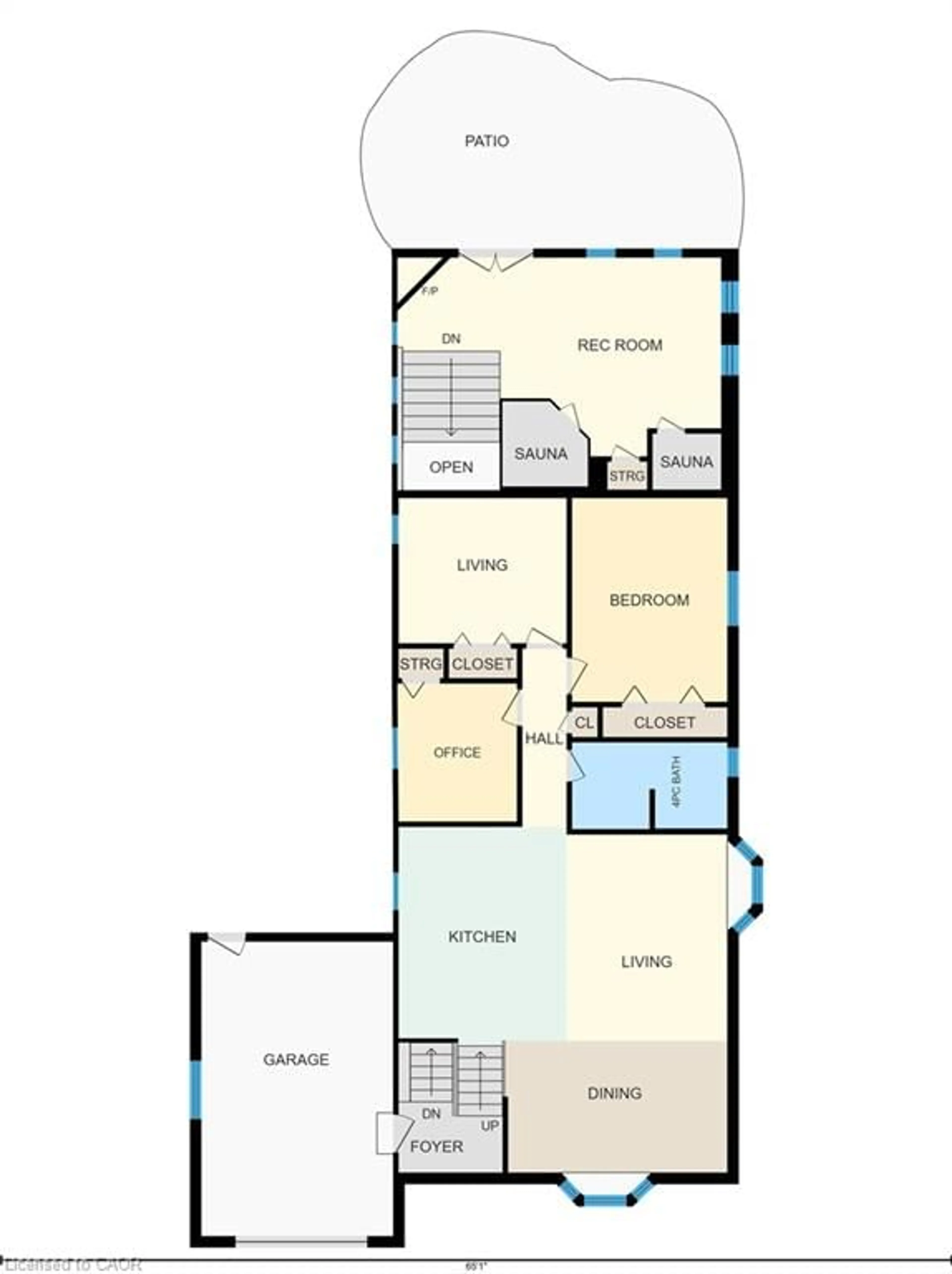 Floor plan for 154 Ambleside Crt, Waterloo Ontario N2K 3E3