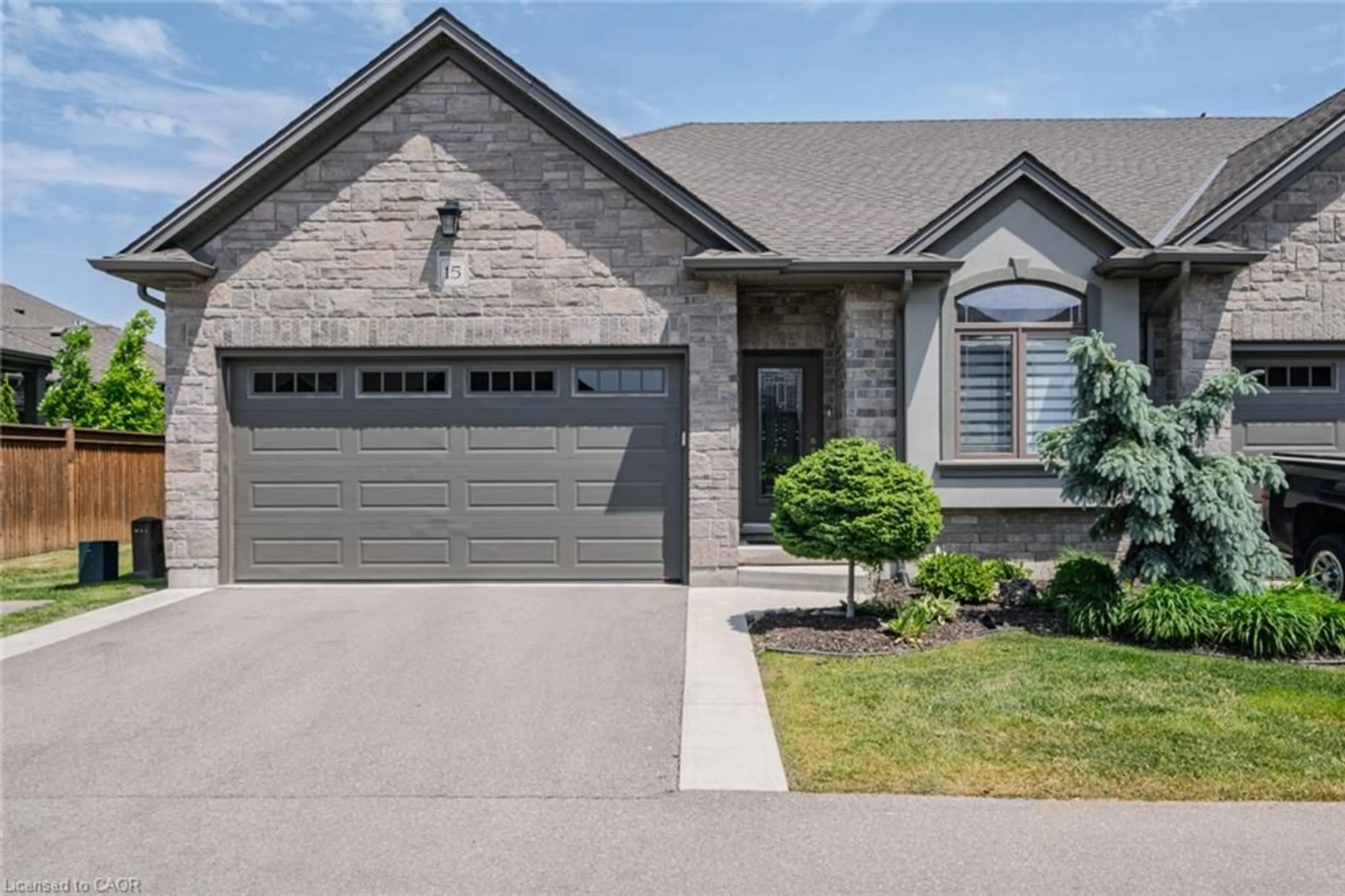 Home with brick exterior material, street for 15 Winterberry Lane, Waterford Ontario N0E 1Y0