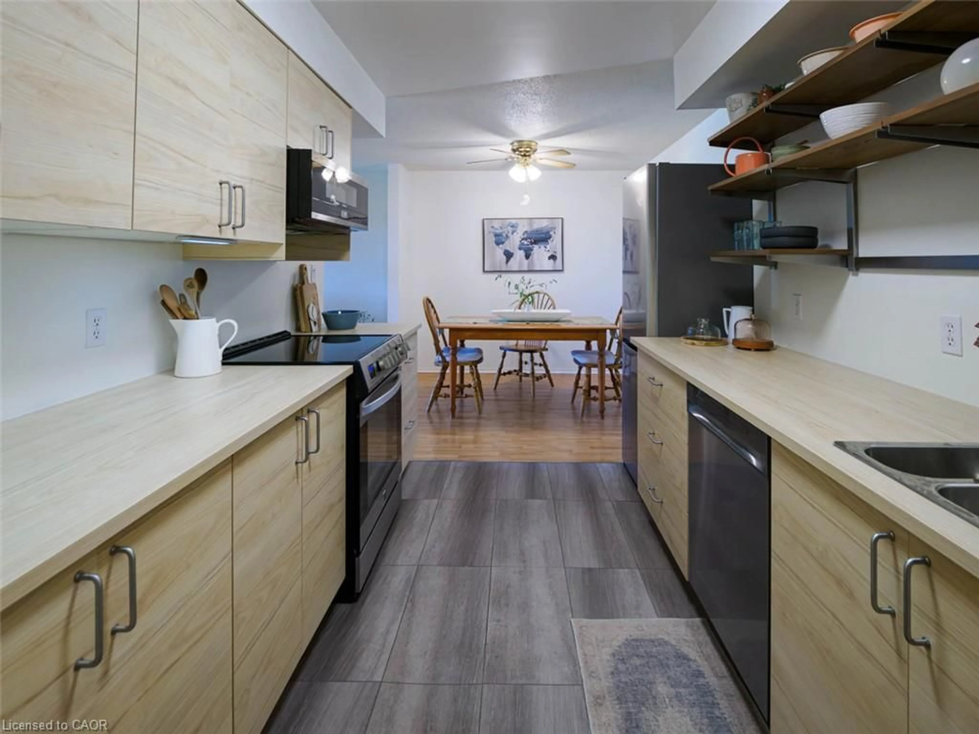Open concept kitchen, unknown for 60 Donly Dr #206, Simcoe Ontario N3Y 5K3