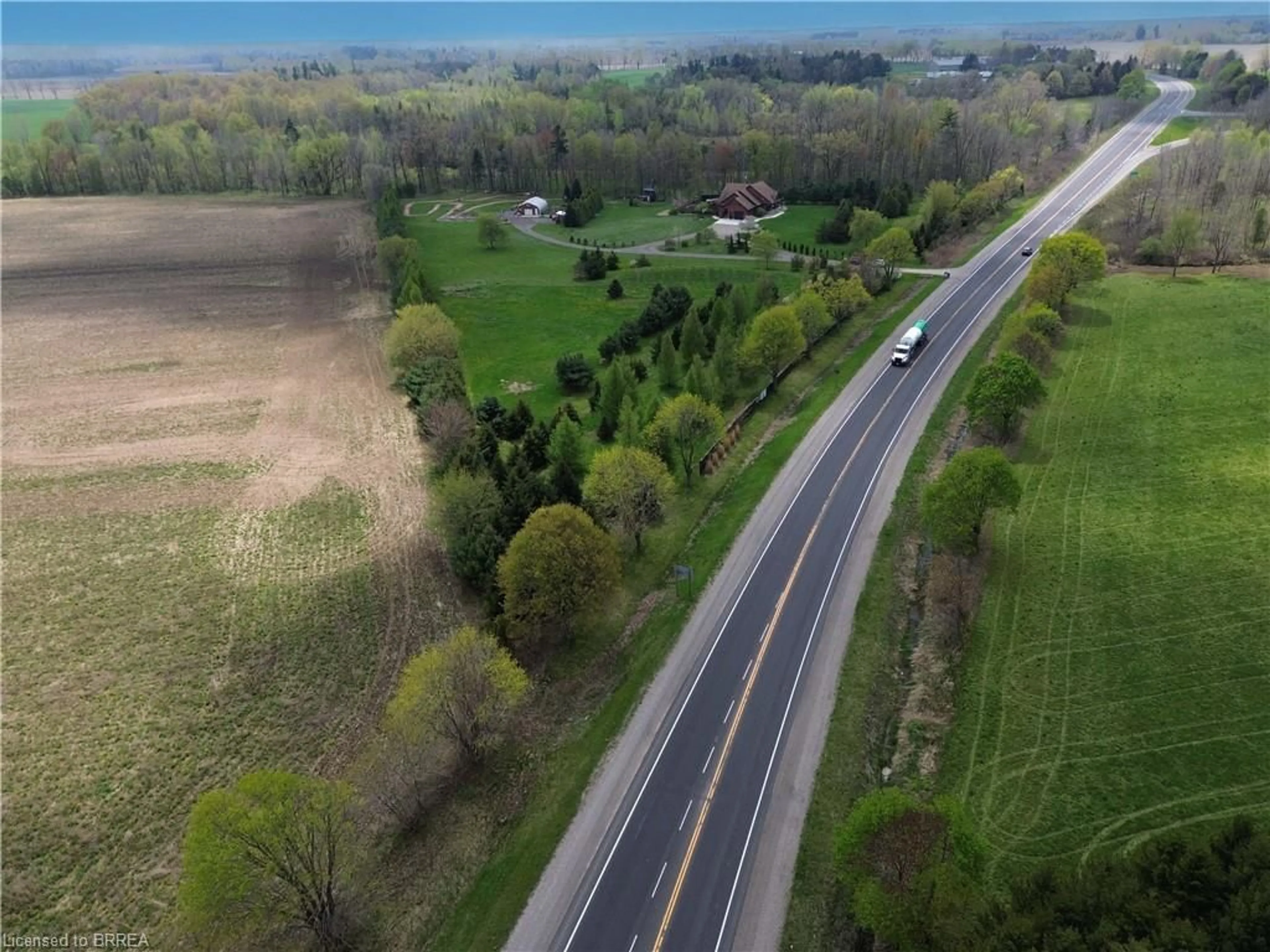 A pic from outside/outdoor area/front of a property/back of a property/a pic from drone, street for 38A Highway 24, Scotland Ontario N0E 1R0