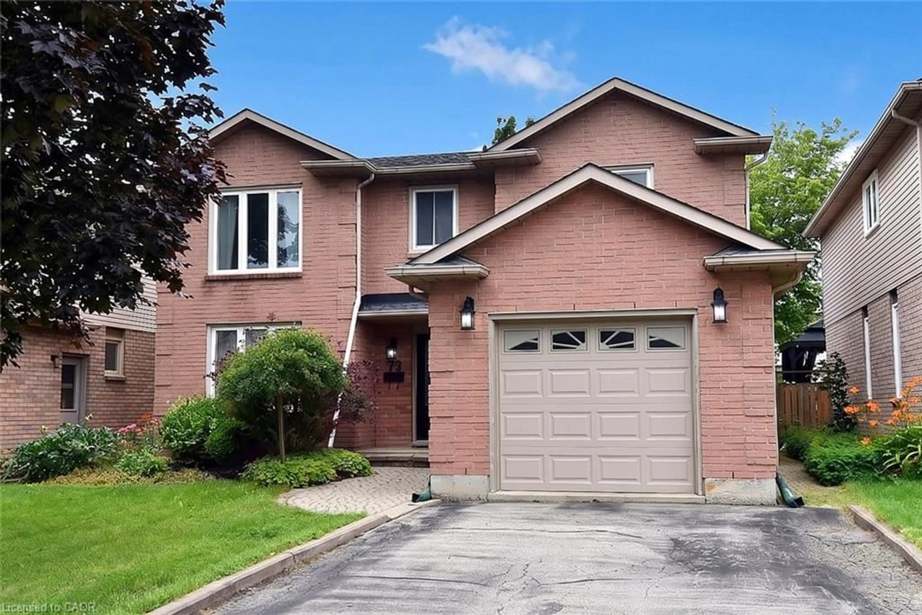 Home with brick exterior material, street for 75 Josephine Dr, Hamilton Ontario L9B 2B7