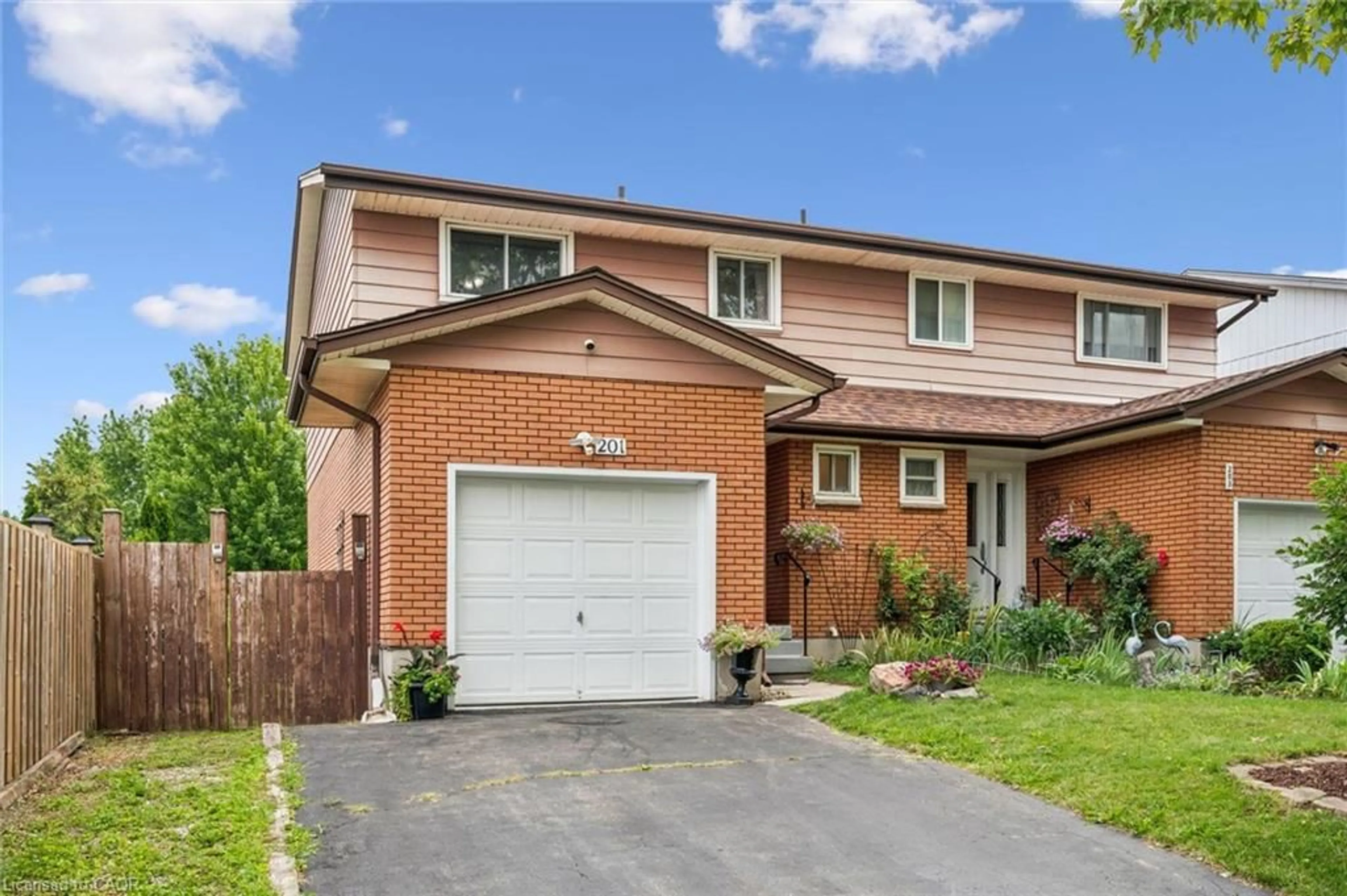 Home with brick exterior material, street for 201 Veronica Dr, Kitchener Ontario N2R 1L5