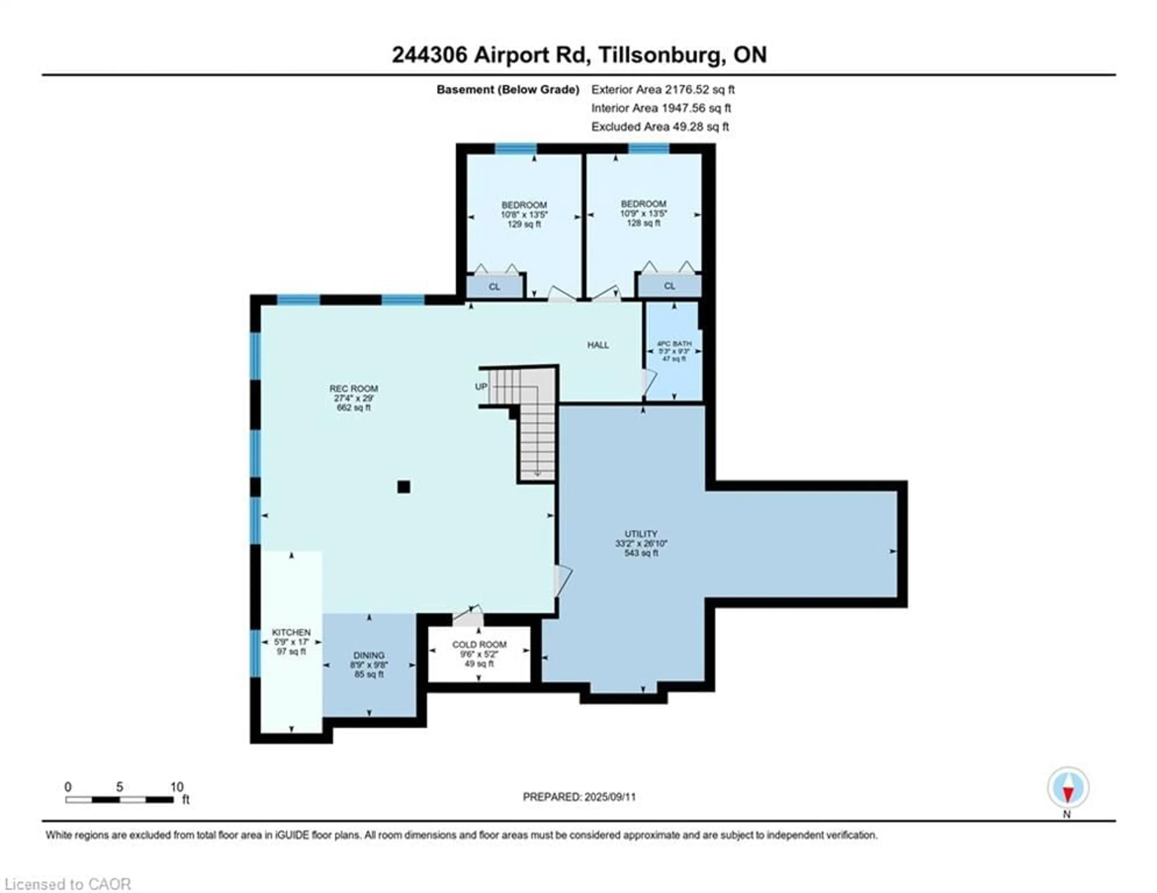 Floor plan for 244306 Airport Rd, Tillsonburg Ontario N4G 4H1