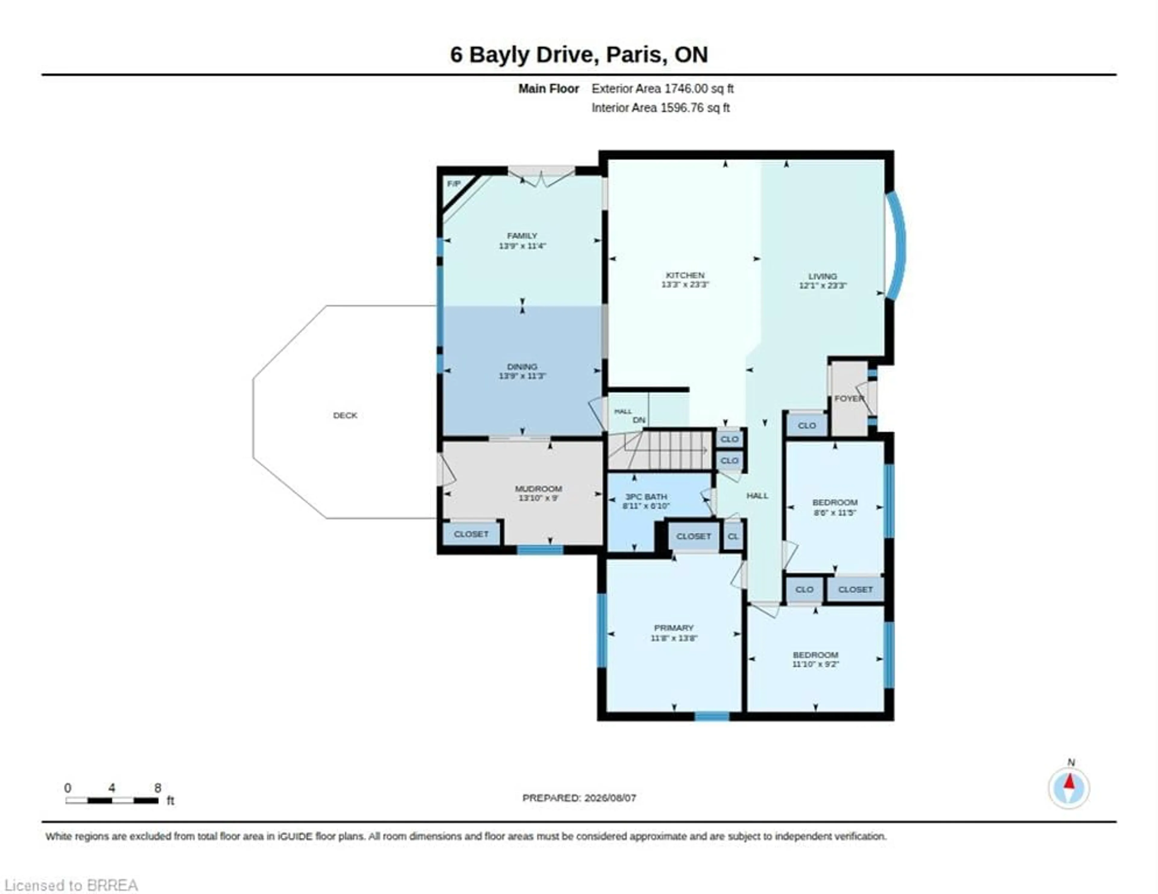 Floor plan for 6 Bayly Dr, Paris Ontario N3L 2P9