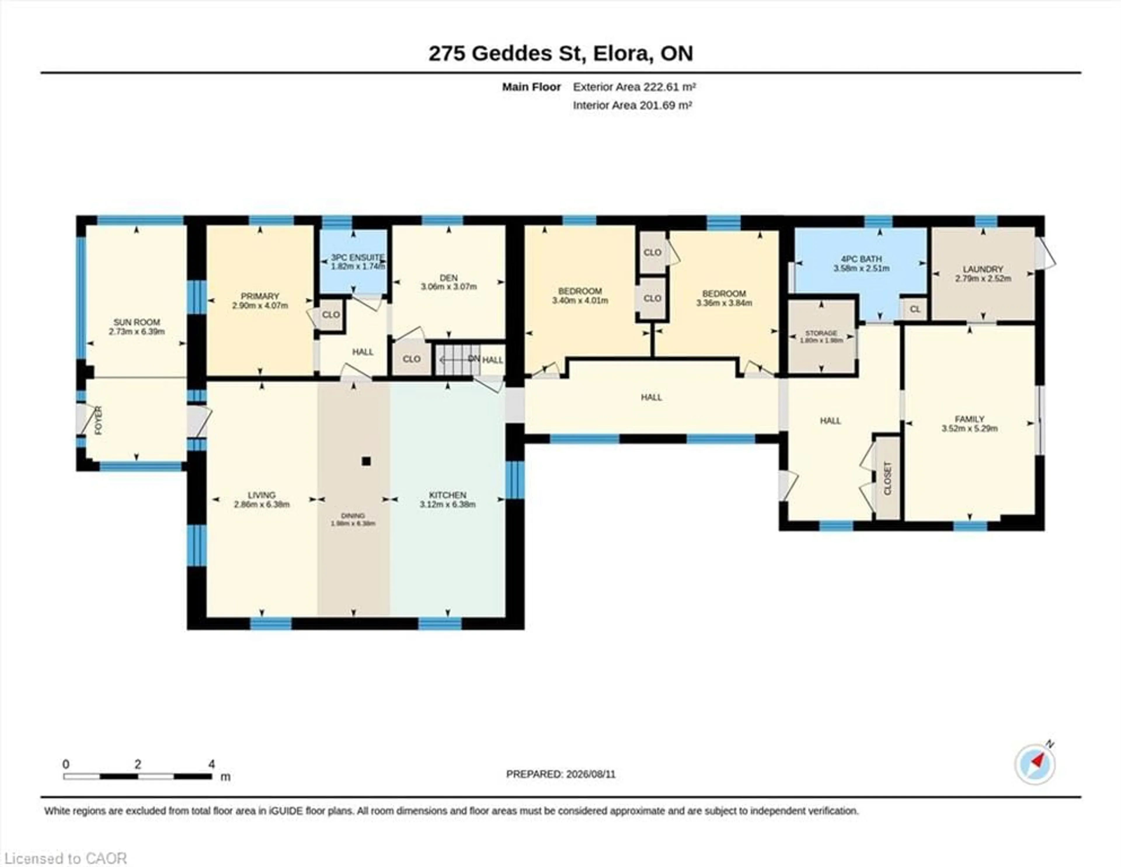 Floor plan for 275 Geddes St, Elora Ontario N0B 1S0
