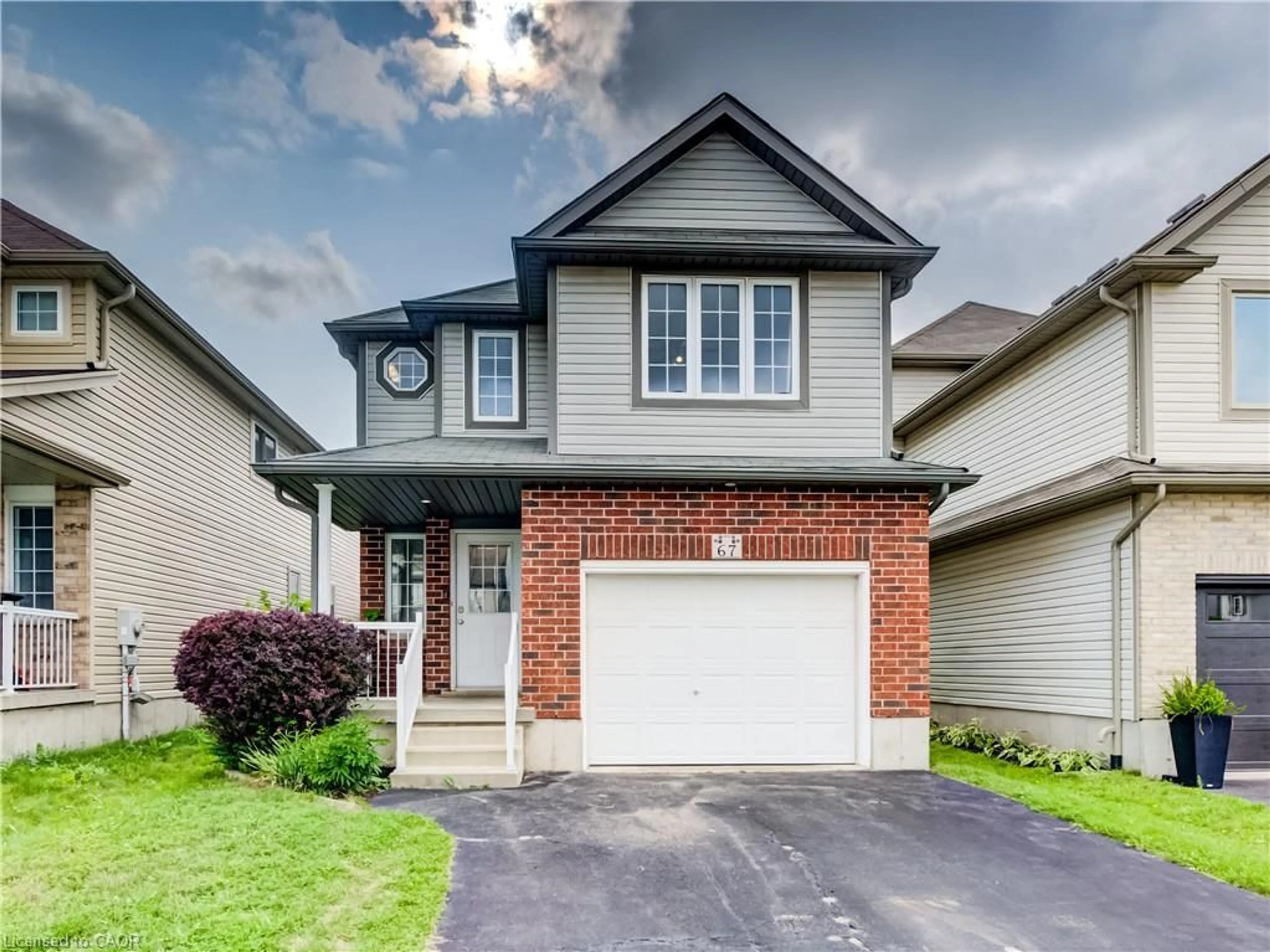 Home with brick exterior material, street for 67 Chantilly St, Kitchener Ontario N2R 1V3