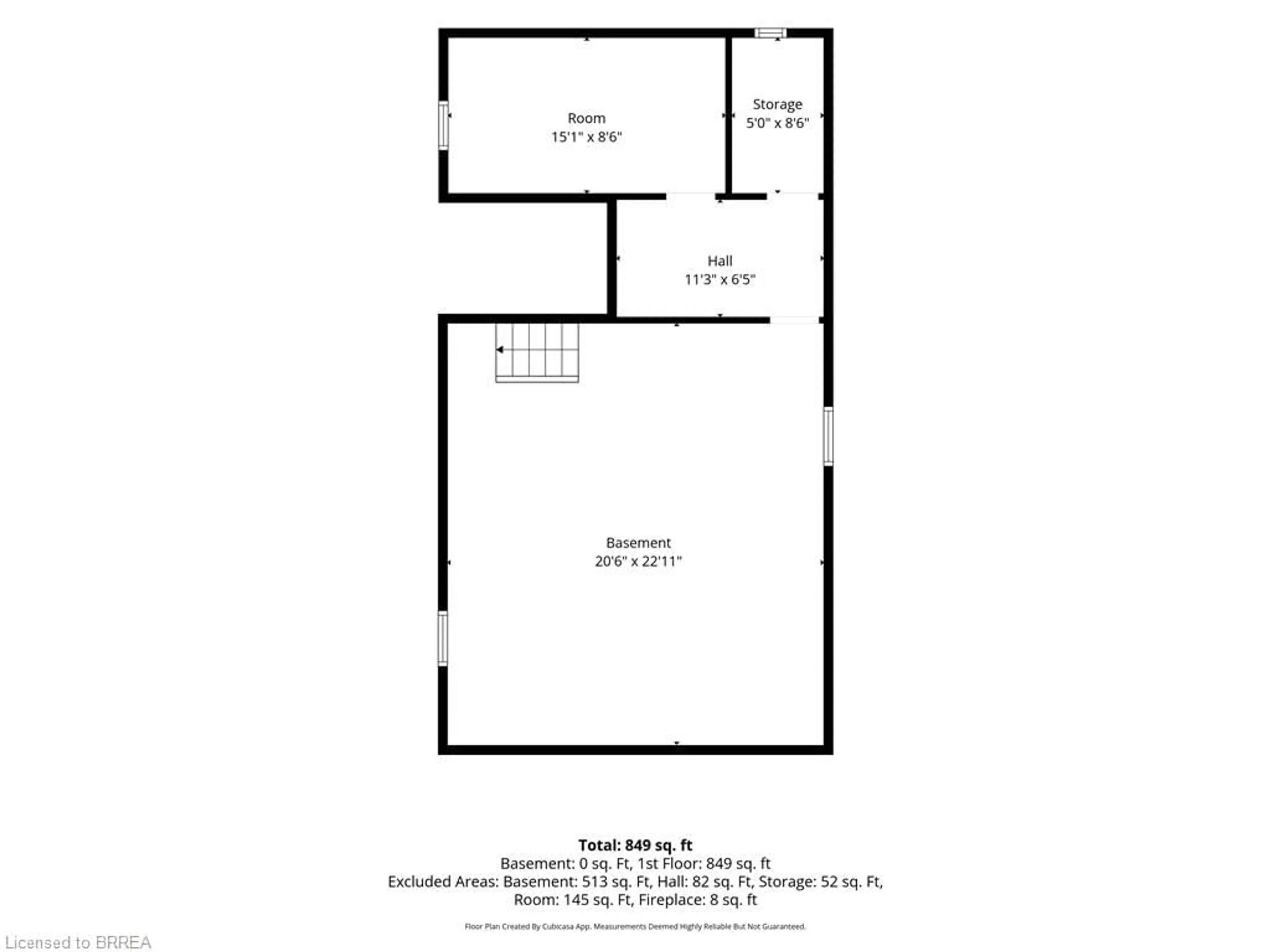 Floor plan for 1097 Colborne St, Brantford Ontario N3T 5L7