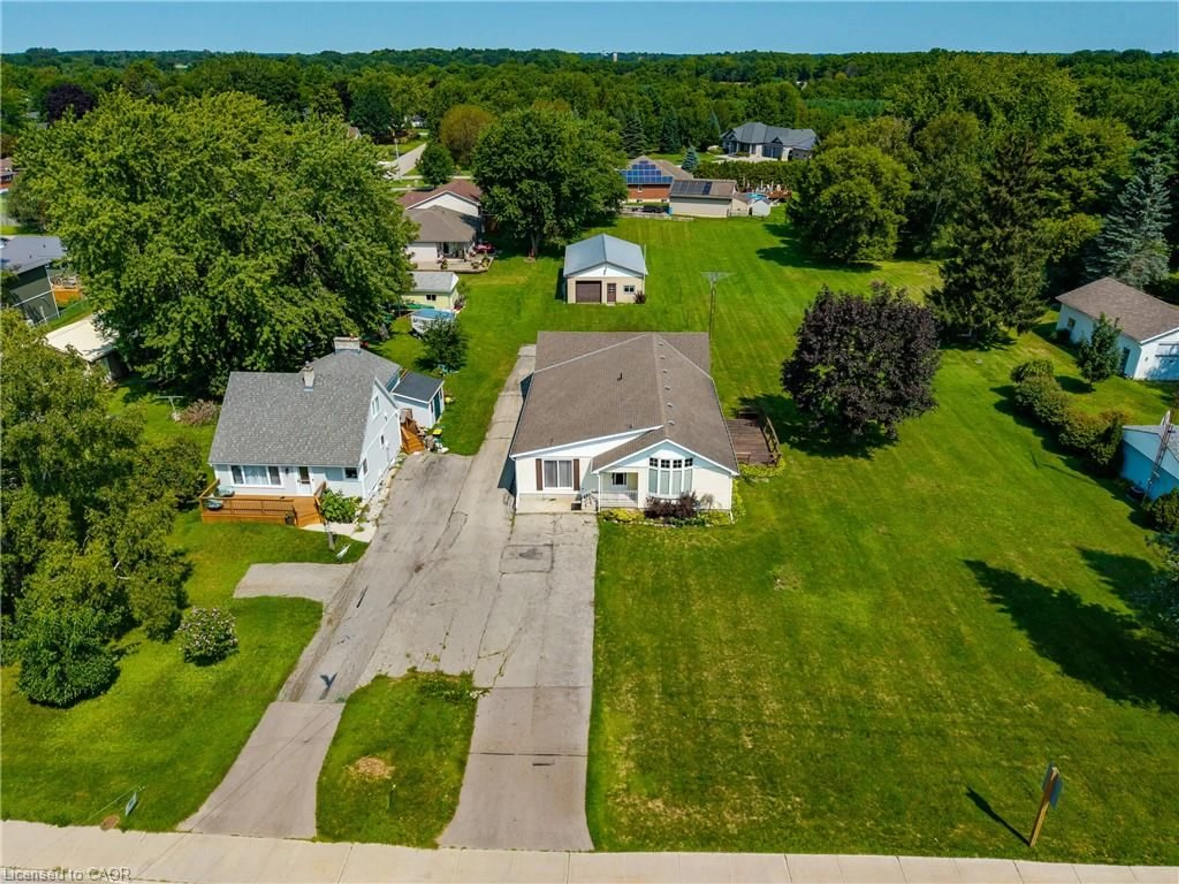 A pic from outside/outdoor area/front of a property/back of a property/a pic from drone, street for 1032 Main St, Port Dover Ontario N0A 1N2
