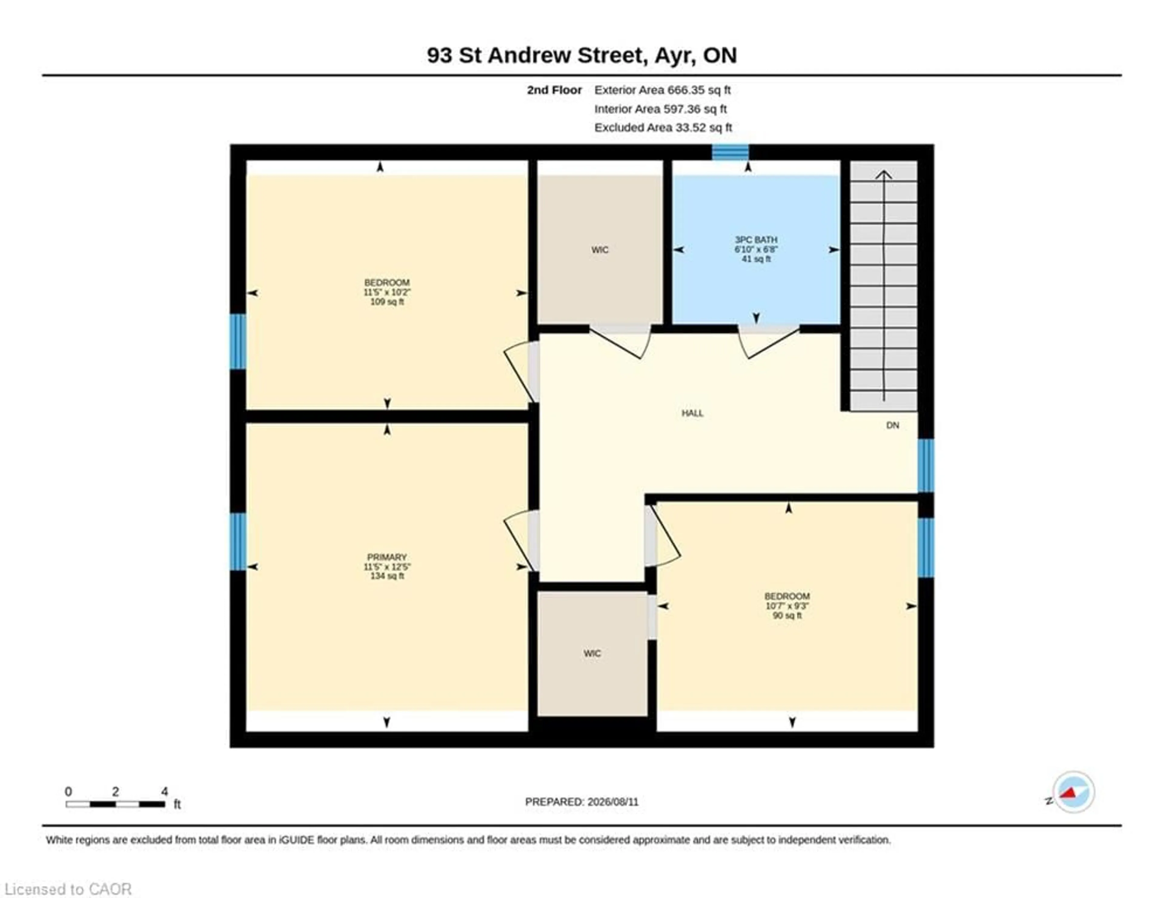 Floor plan for 93 St Andrew St, Ayr Ontario N0B 1E0