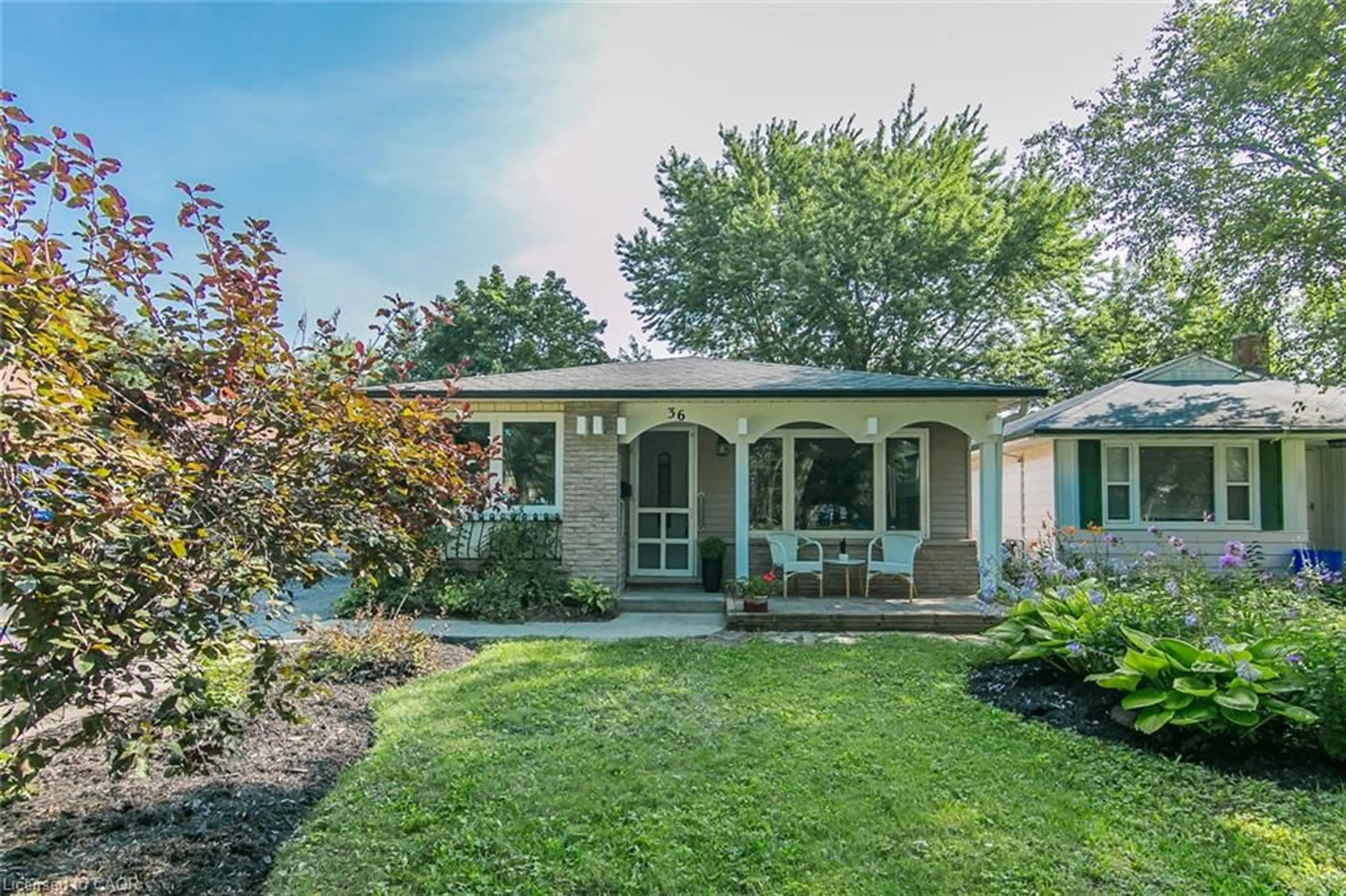 Home with vinyl exterior material, street for 36 Amos Ave, Waterloo Ontario N2L 5G3
