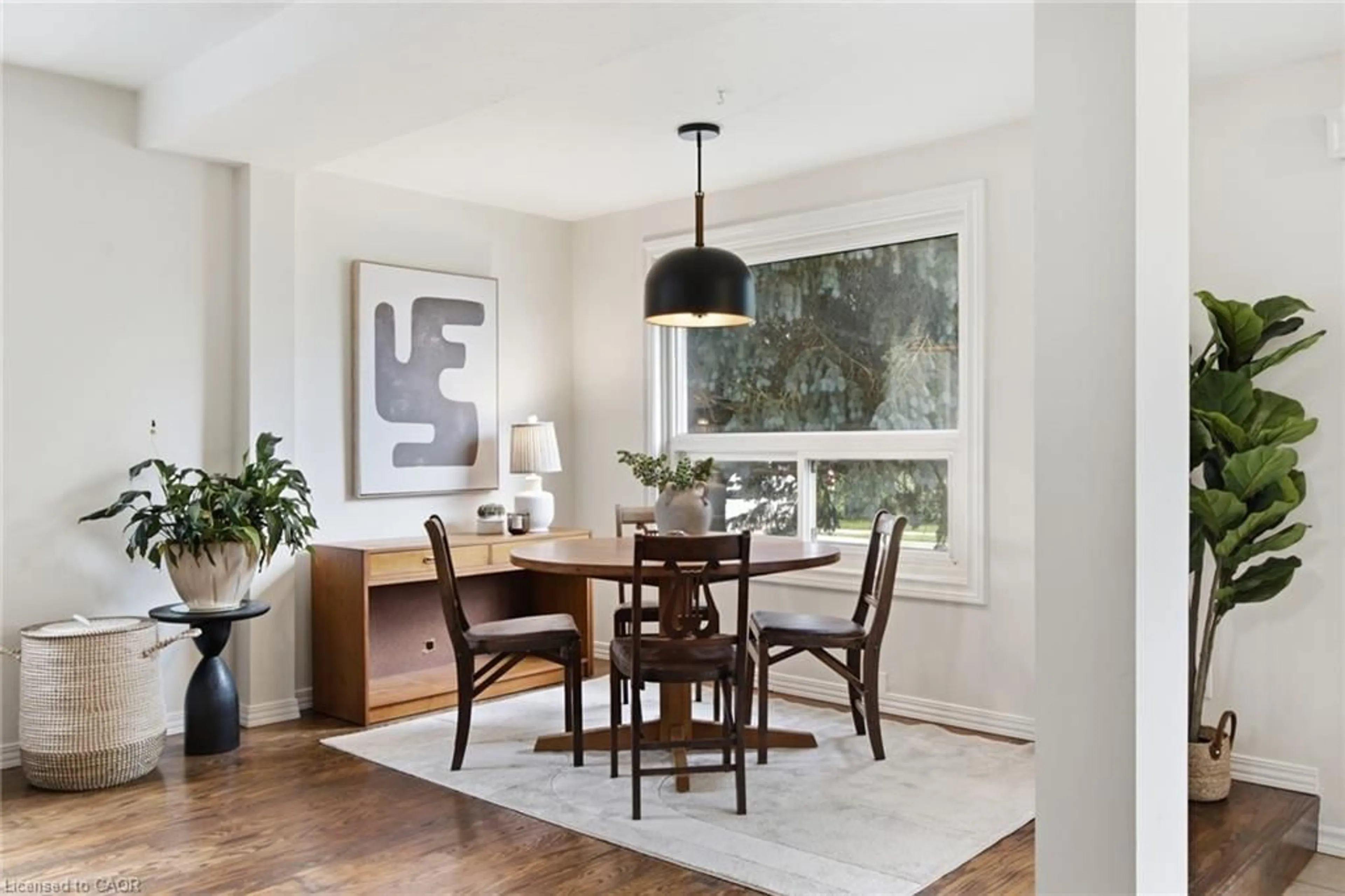 Dining room, wood/laminate floor for 116 Emma St, Guelph Ontario N1E 1T8