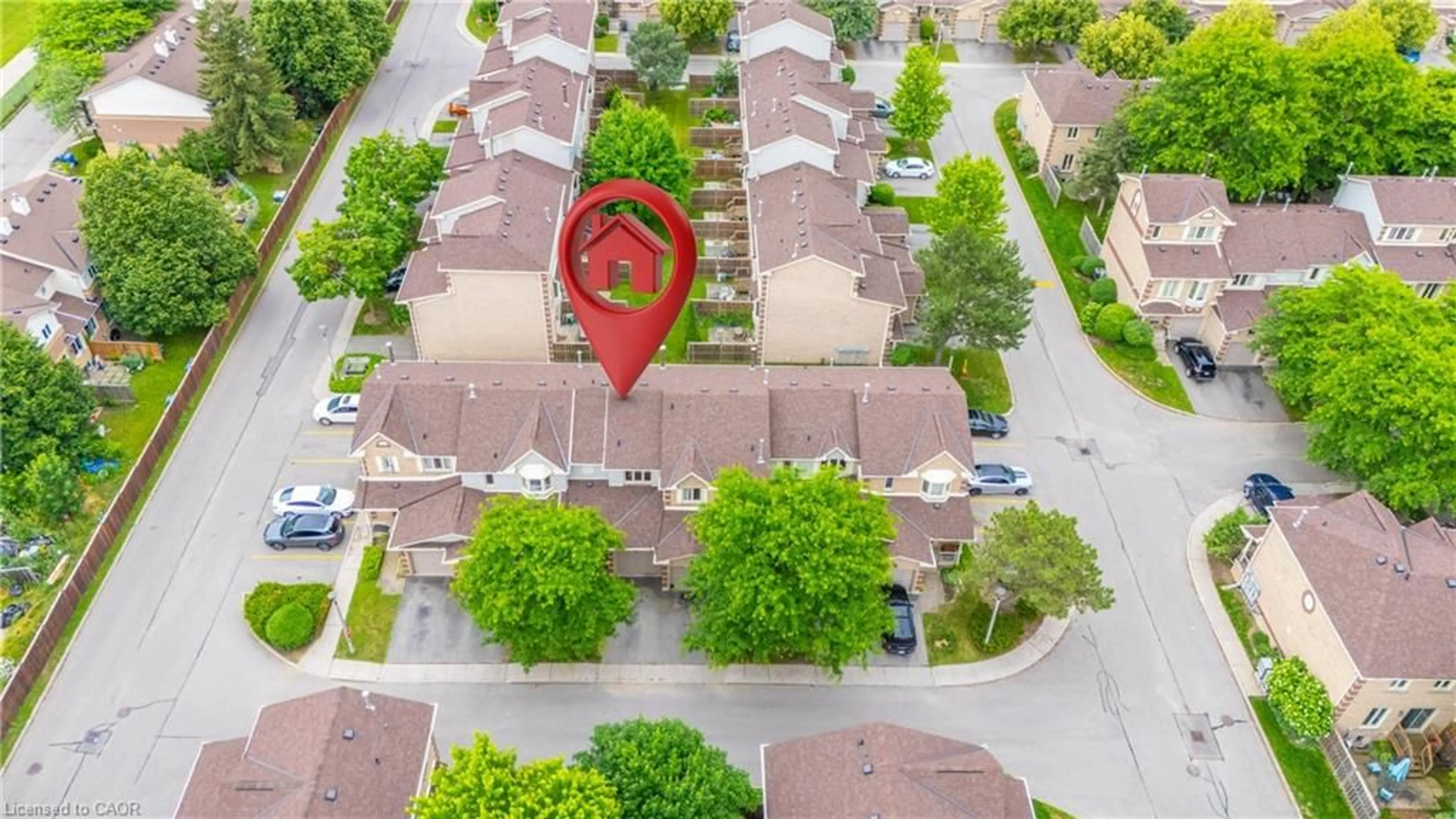A pic from outside/outdoor area/front of a property/back of a property/a pic from drone, street for 302 College Ave #21, Guelph Ontario N1G 4T6