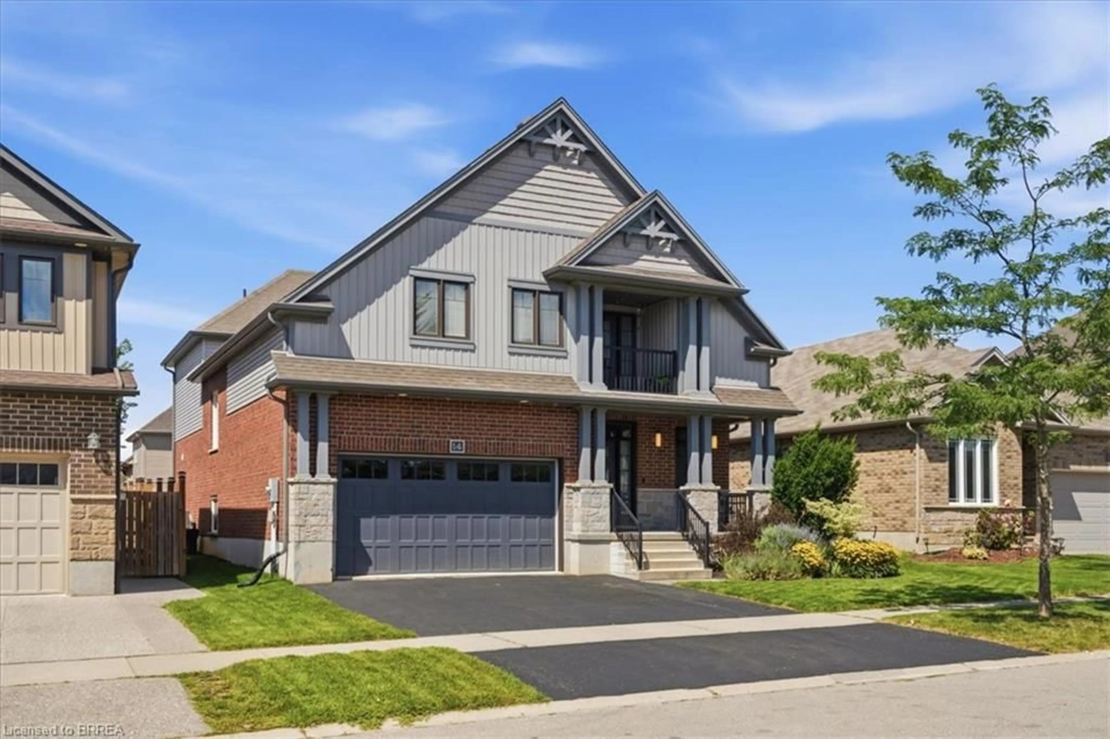 Home with brick exterior material, street for 14 Mcqueen Dr, Paris Ontario N3L 0A5