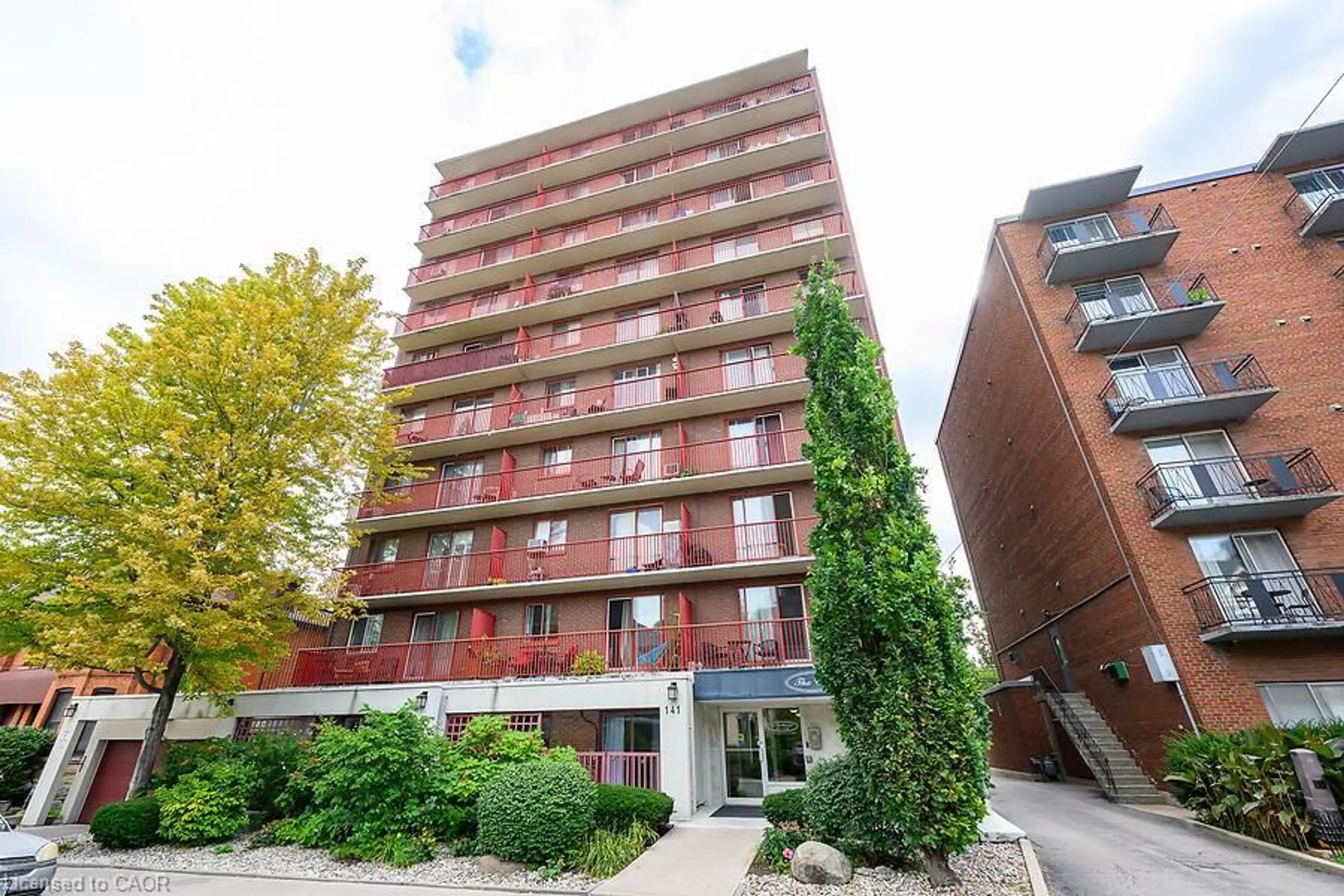 Patio, building for 141 Catharine St #102, Hamilton Ontario L8N 2J7