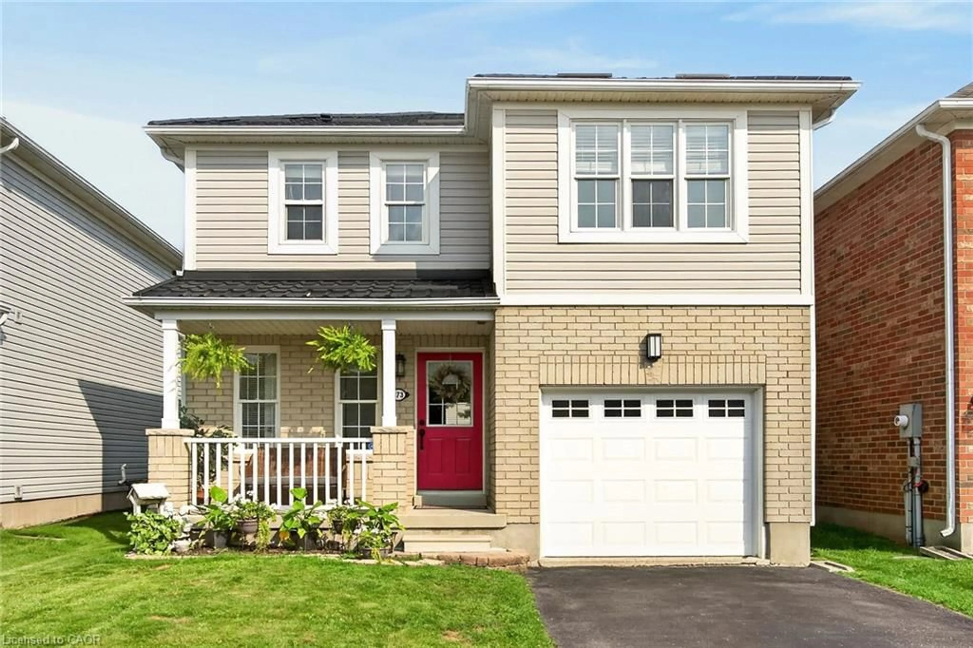Home with brick exterior material, street for 173 Cleghorn Dr, Binbrook Ontario L0R 1C0
