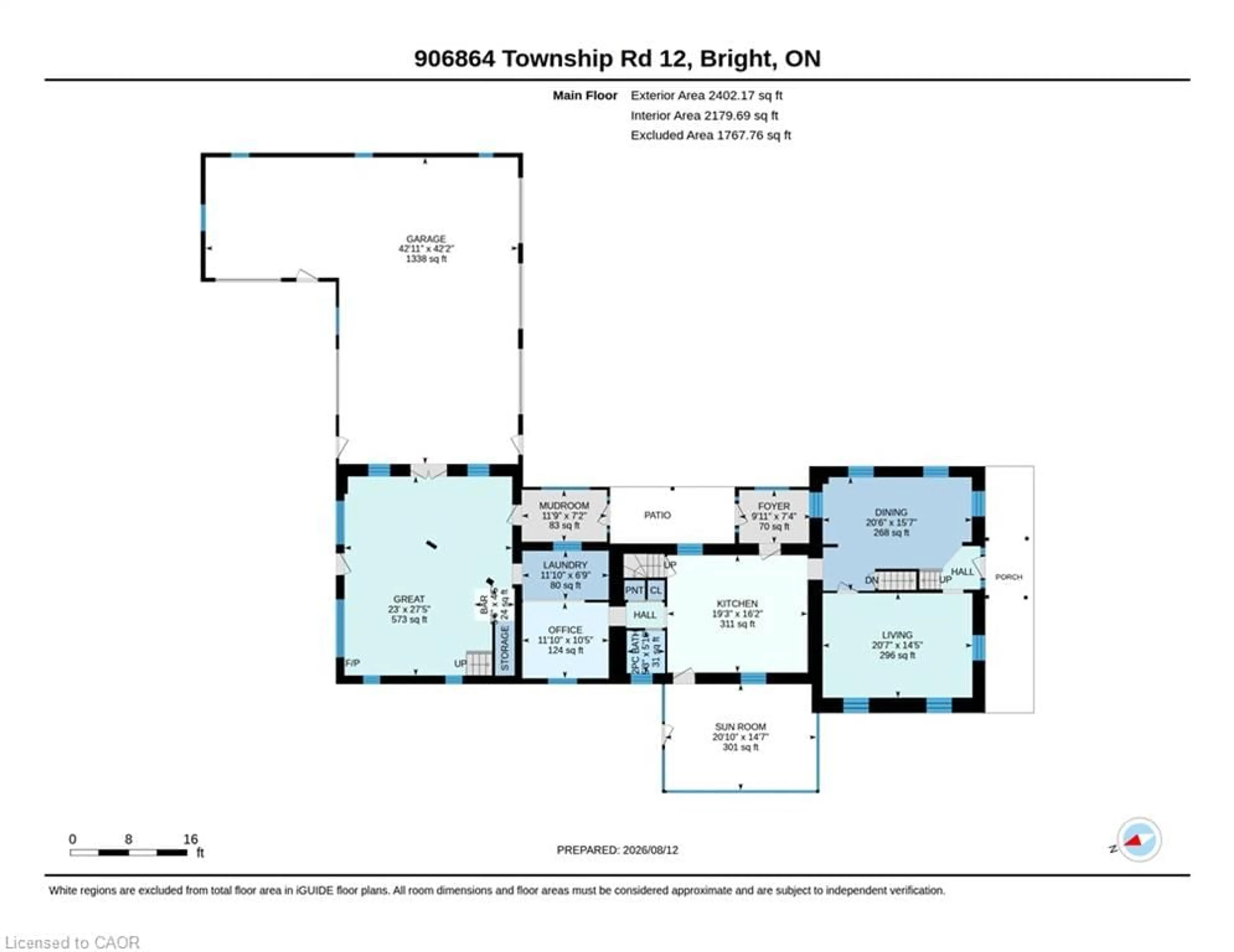 Floor plan for 906864 Township Road 12, Bright Ontario N0J 1B0