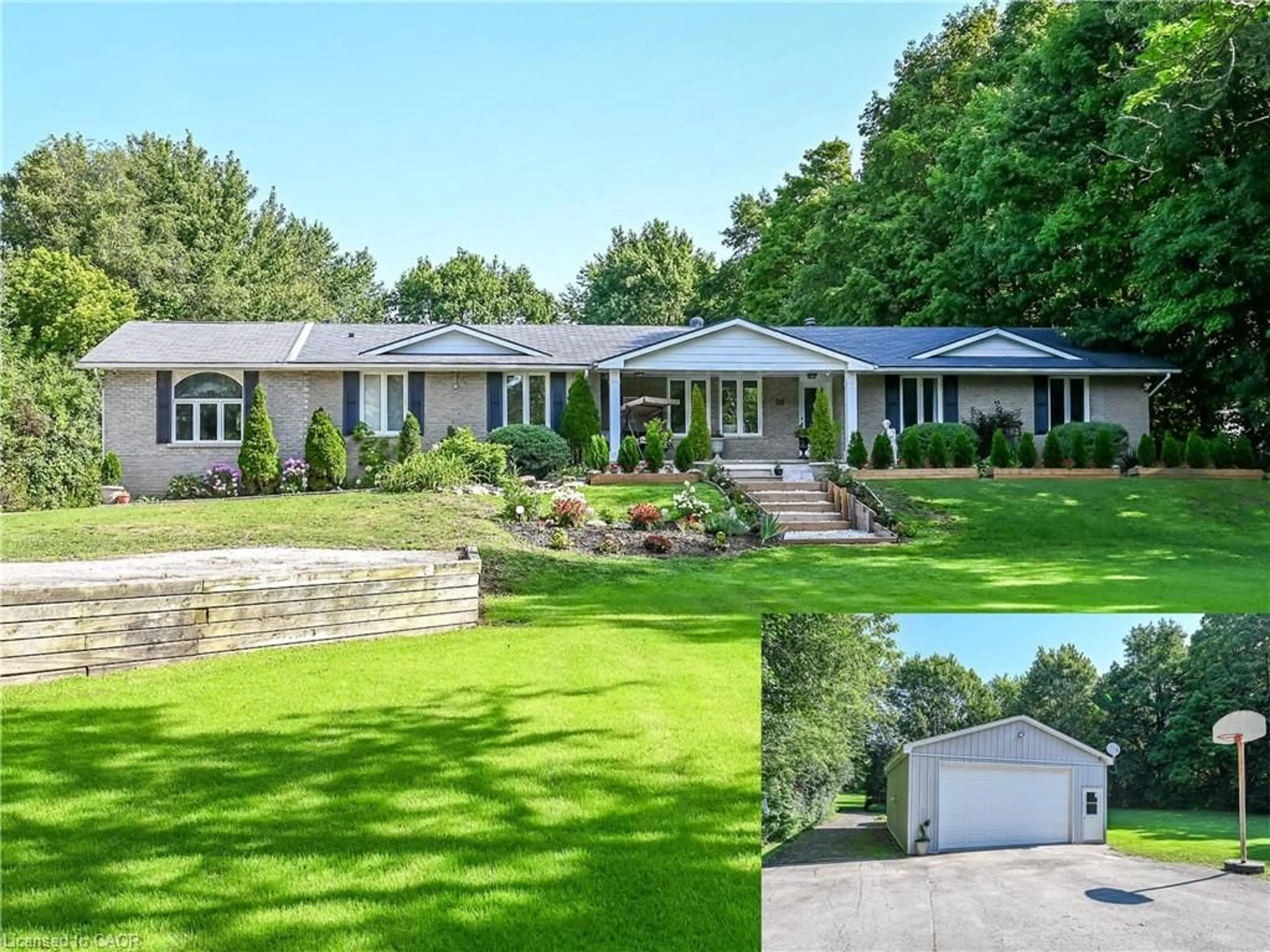 A pic from outside/outdoor area/front of a property/back of a property/a pic from drone, water/lake/river/ocean view for 58 Unity Side Rd, Caledonia Ontario N3W 1Y2
