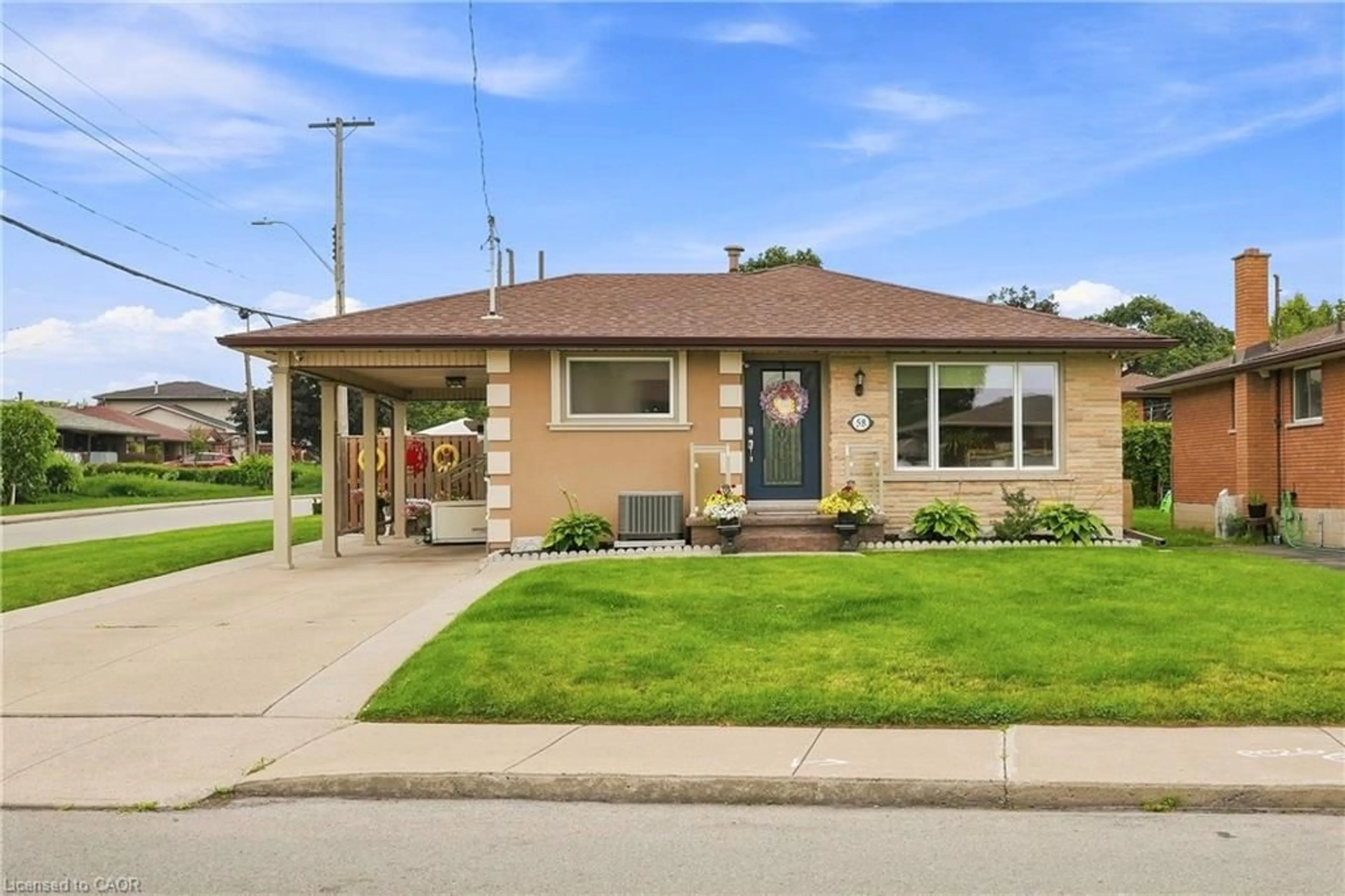 Home with brick exterior material, street for 58 Moxley Dr, Hamilton Ontario L8T 3Y7