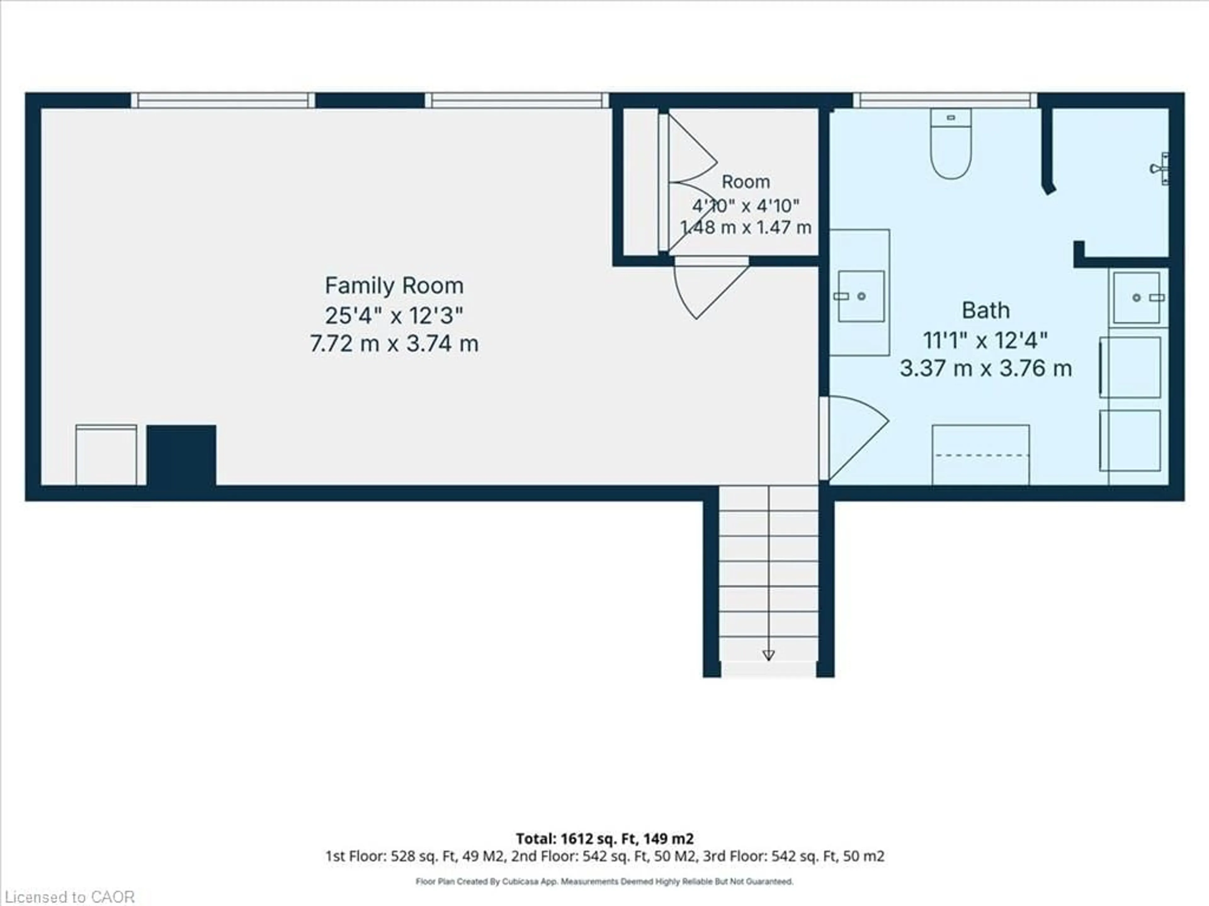 Floor plan for 14 Cambridge Ave, Kitchener Ontario N2B 1N4